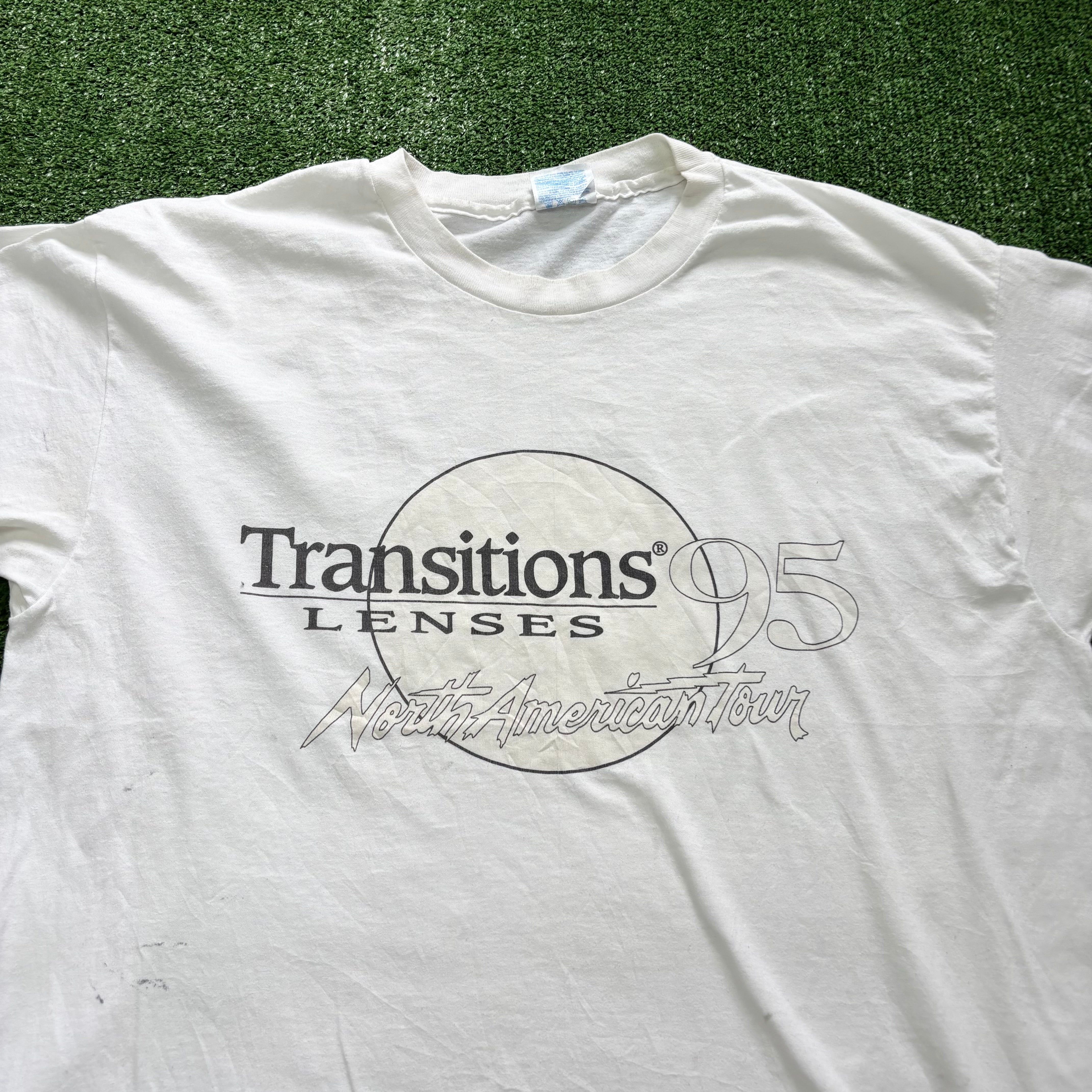 Vintage T Shirt Mens XL White Single Stitch Graphic Print 90s USA (F)