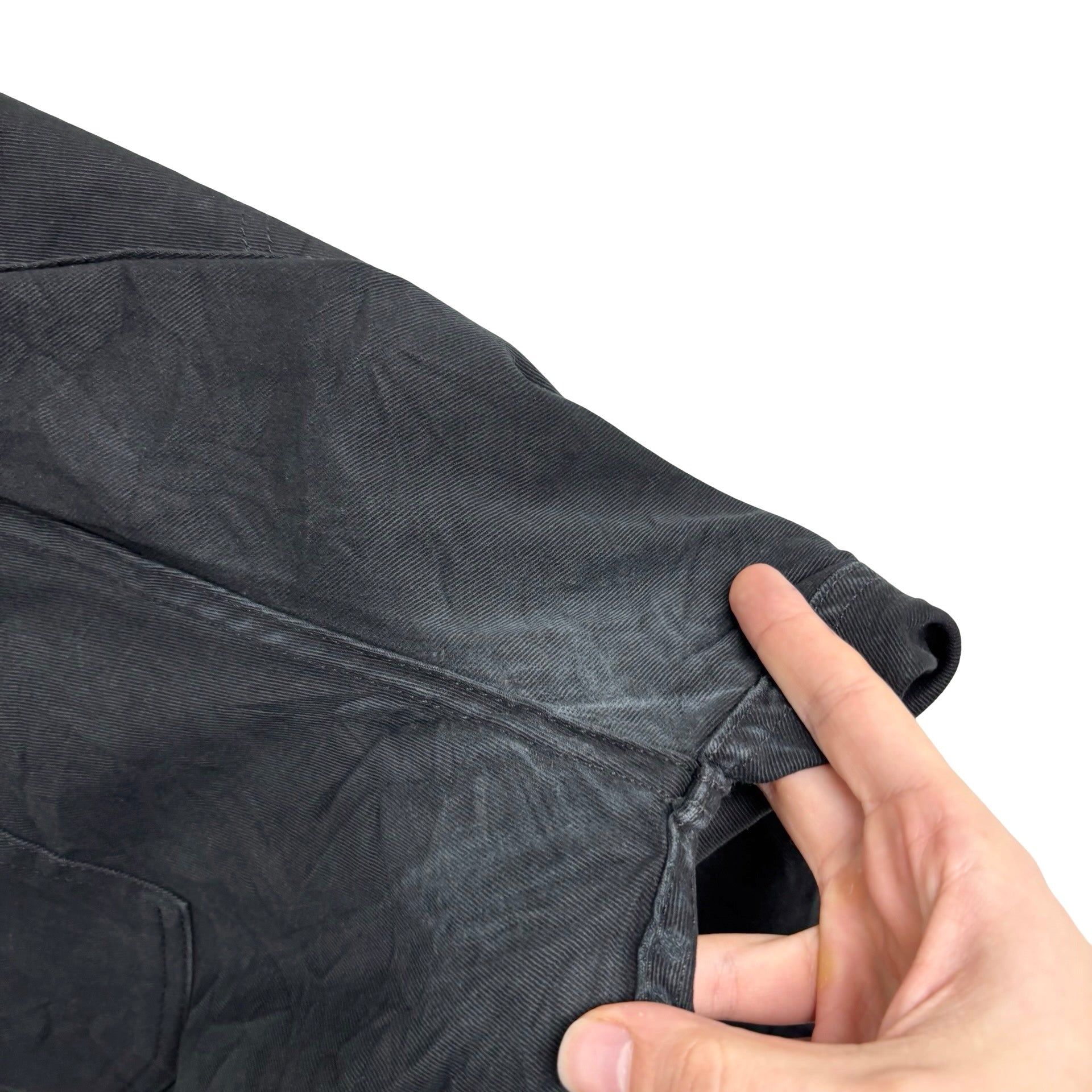 Levis 513 Jeans W34 L30 Mens Black Slim Straight Fit Stretch Denim