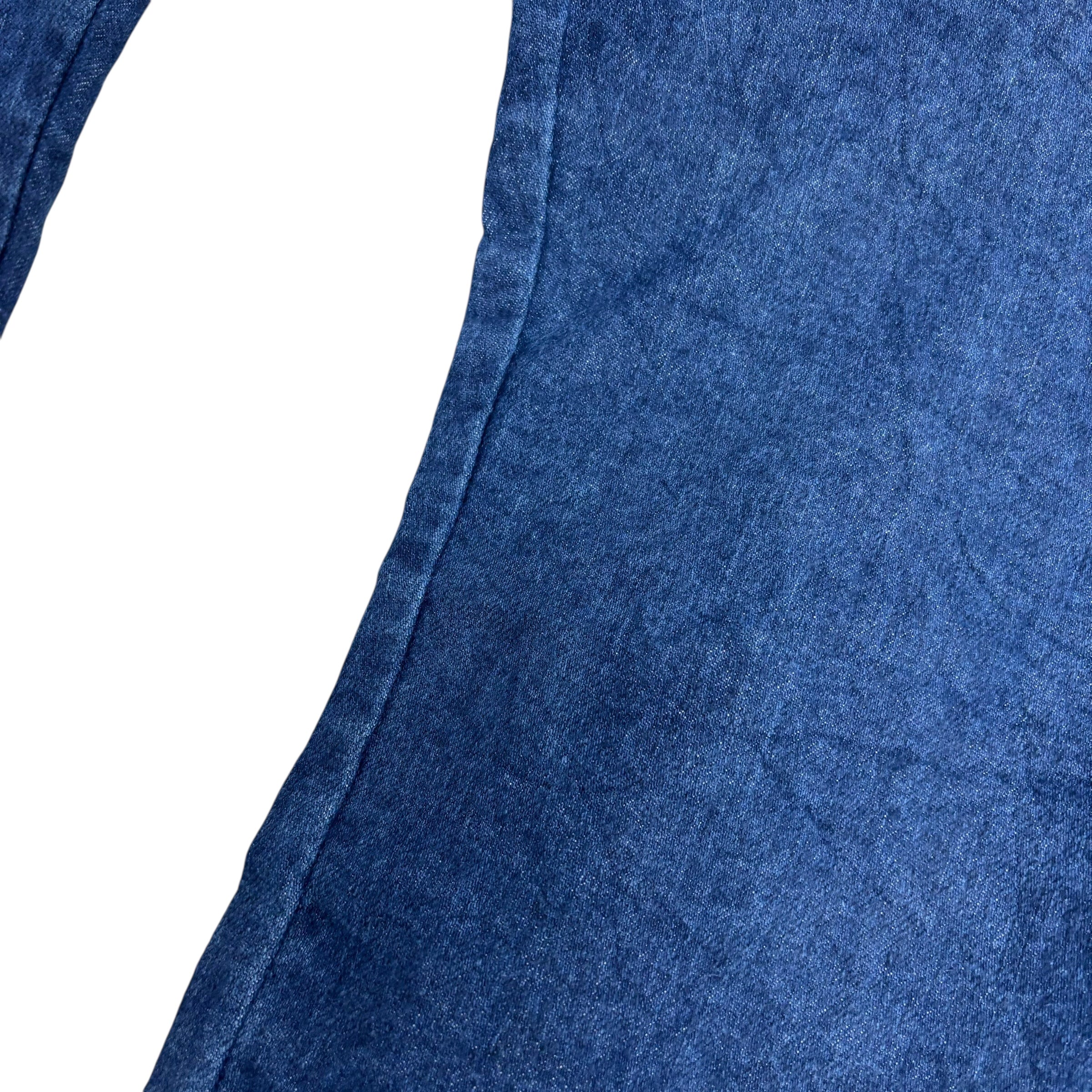 Wrangler Jeans W42 L32 Mens Dark Blue Regular Straight Fit Stretch Denim