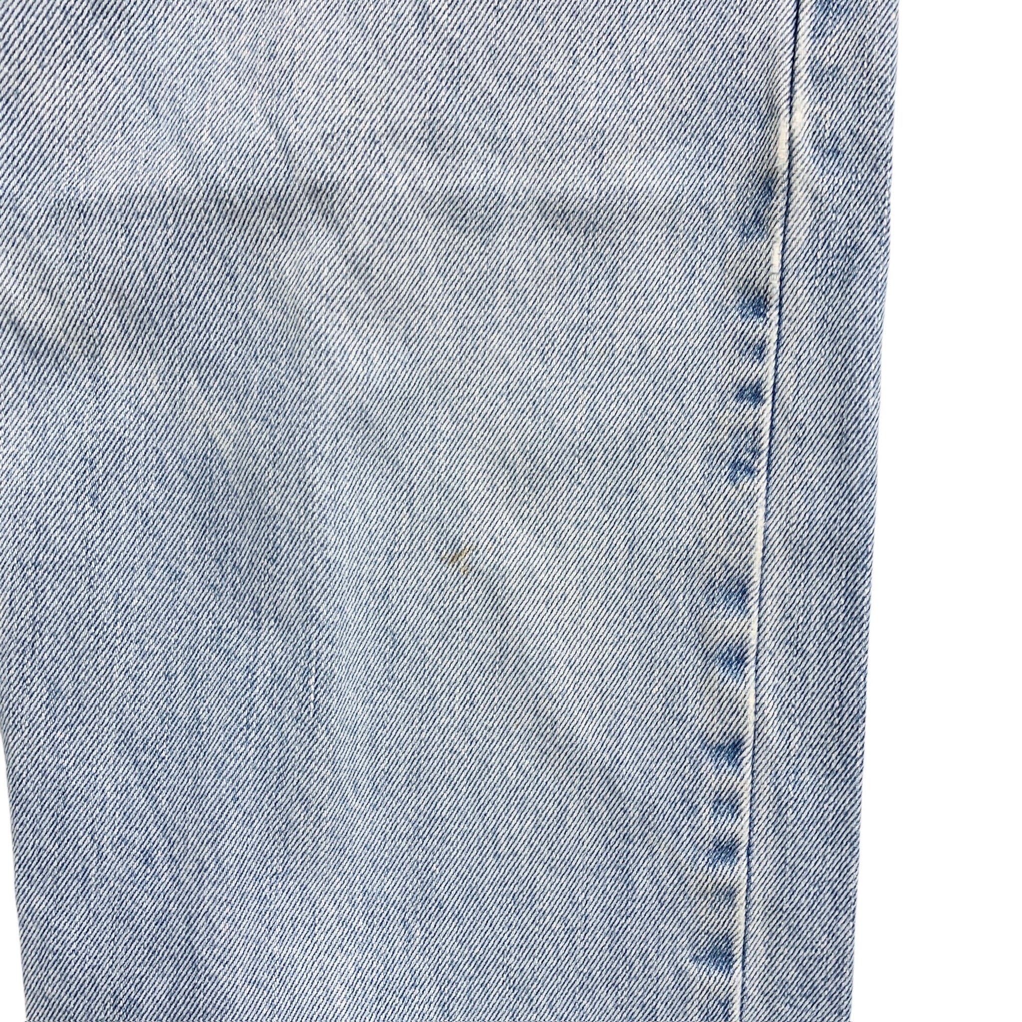 Levis 505 Jeans W32 L28 Mens Light Blue Regular Straight Fit Vintage Denim