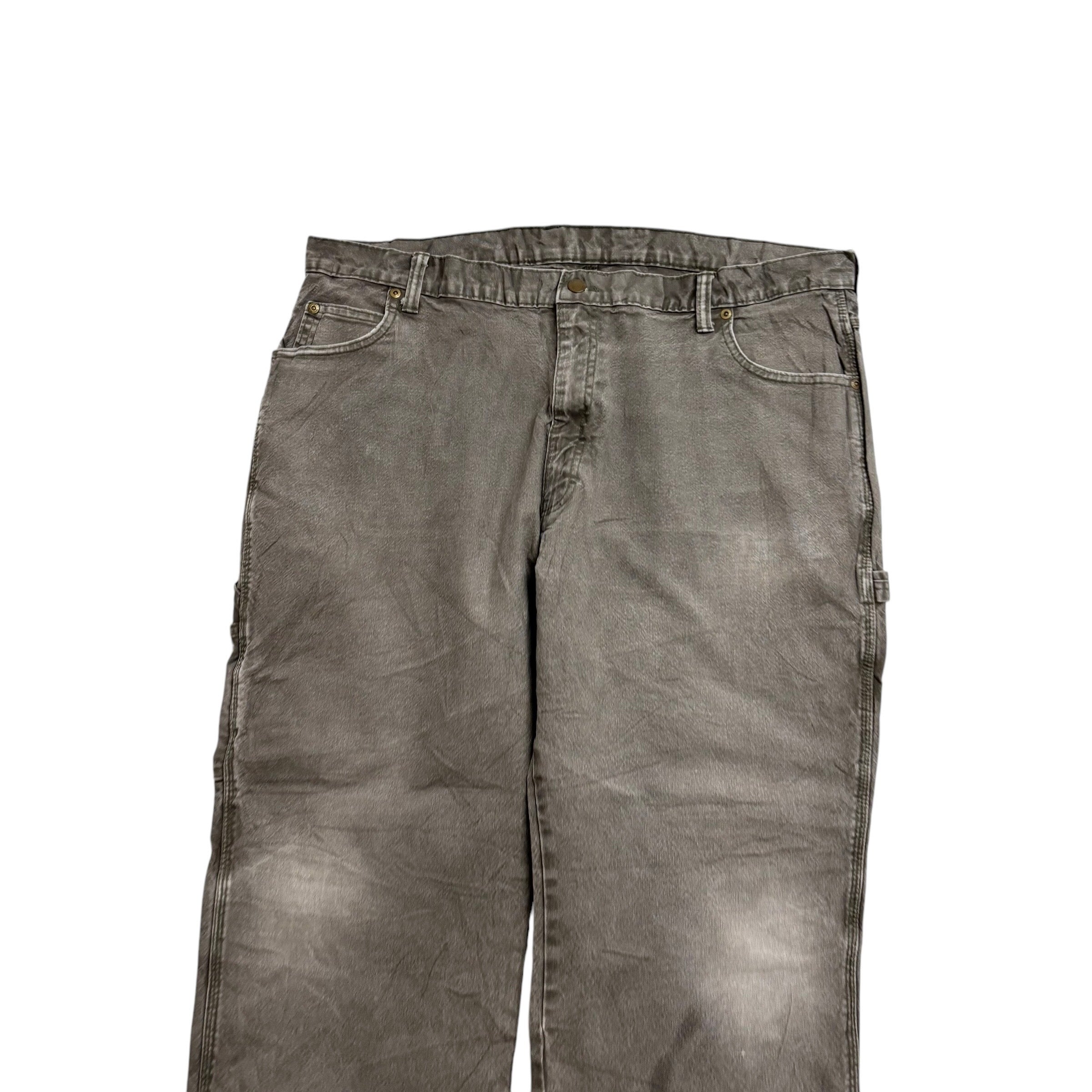 Dickies Carpenter Pants W40 L30 Mens Green Relaxed Straight Trousers Jeans
