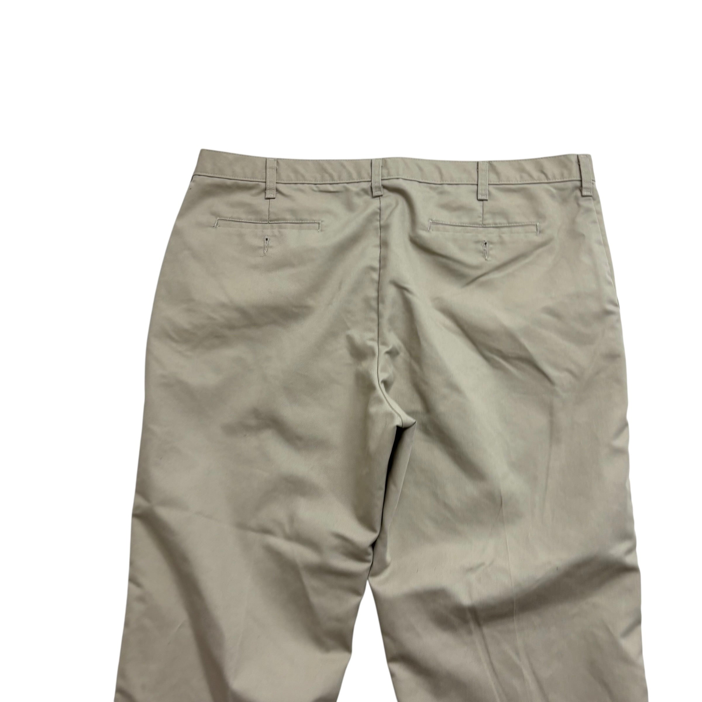 Lee Trousers W40 L29 Mens Cream Relaxed Fit Total Freedom Pants (E)