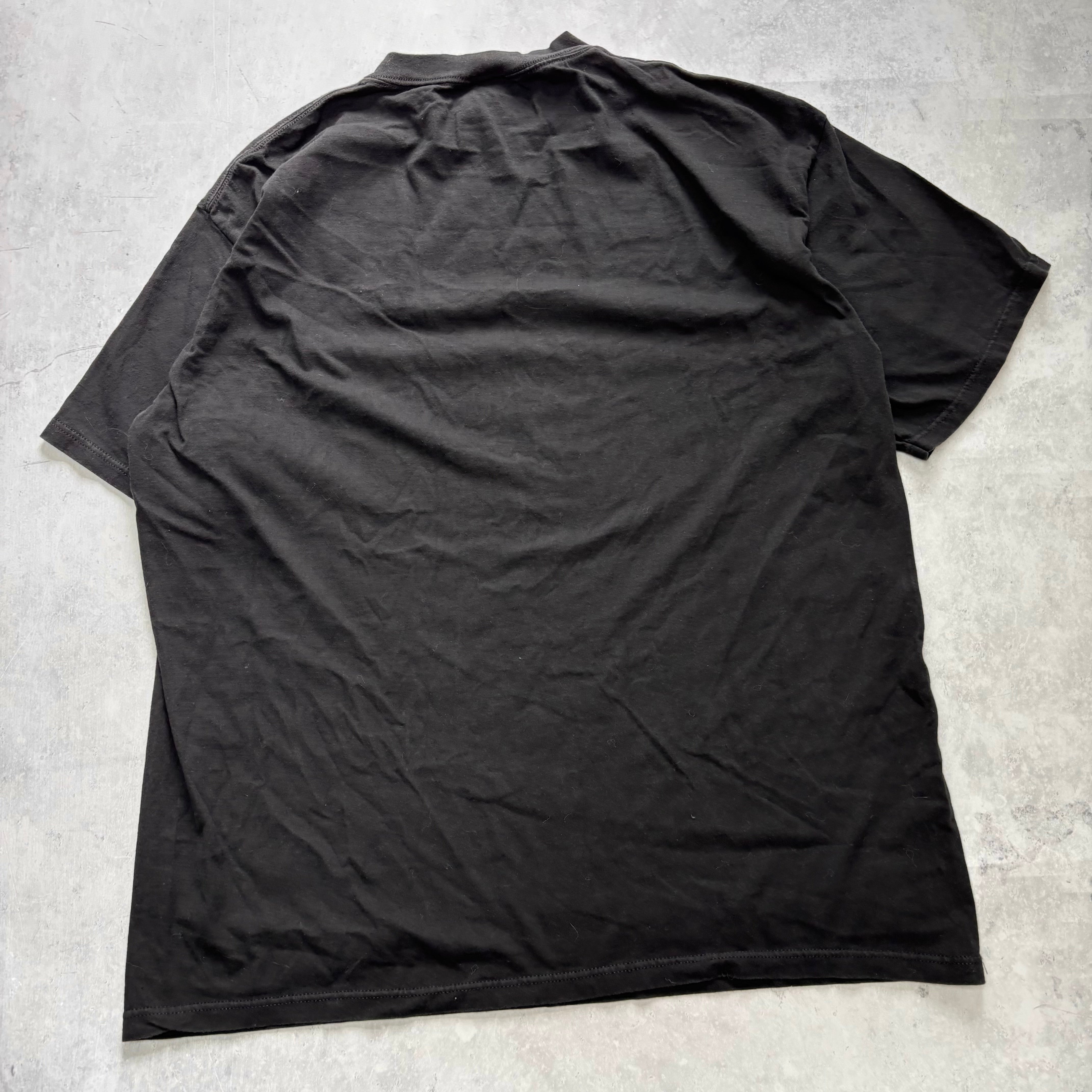 Vintage T Shirt Mens XXL Black Graphic Print 90s Nature USA