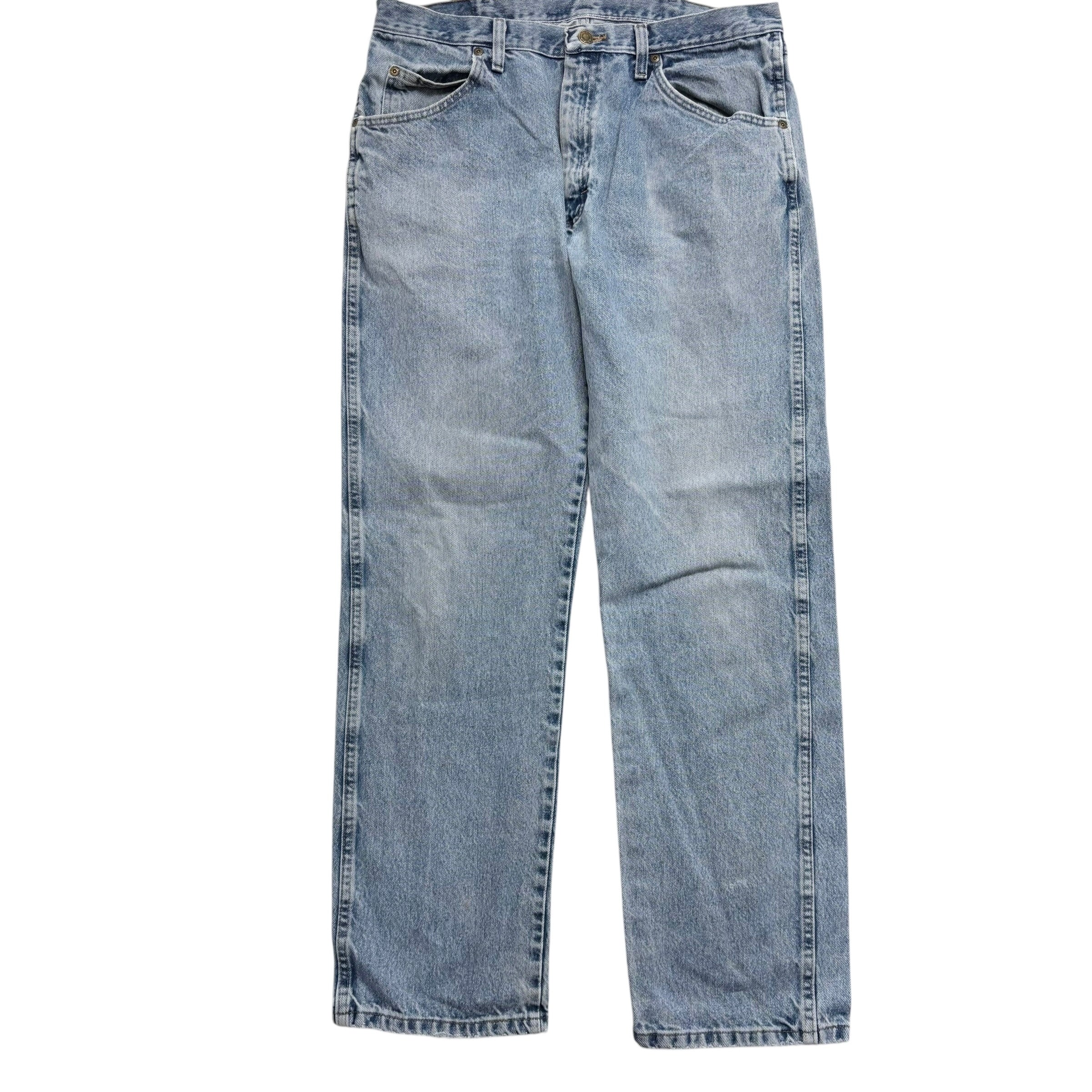 Wrangler Jeans W36 L32 Mens Light Blue Regular Straight Fit Denim (F)
