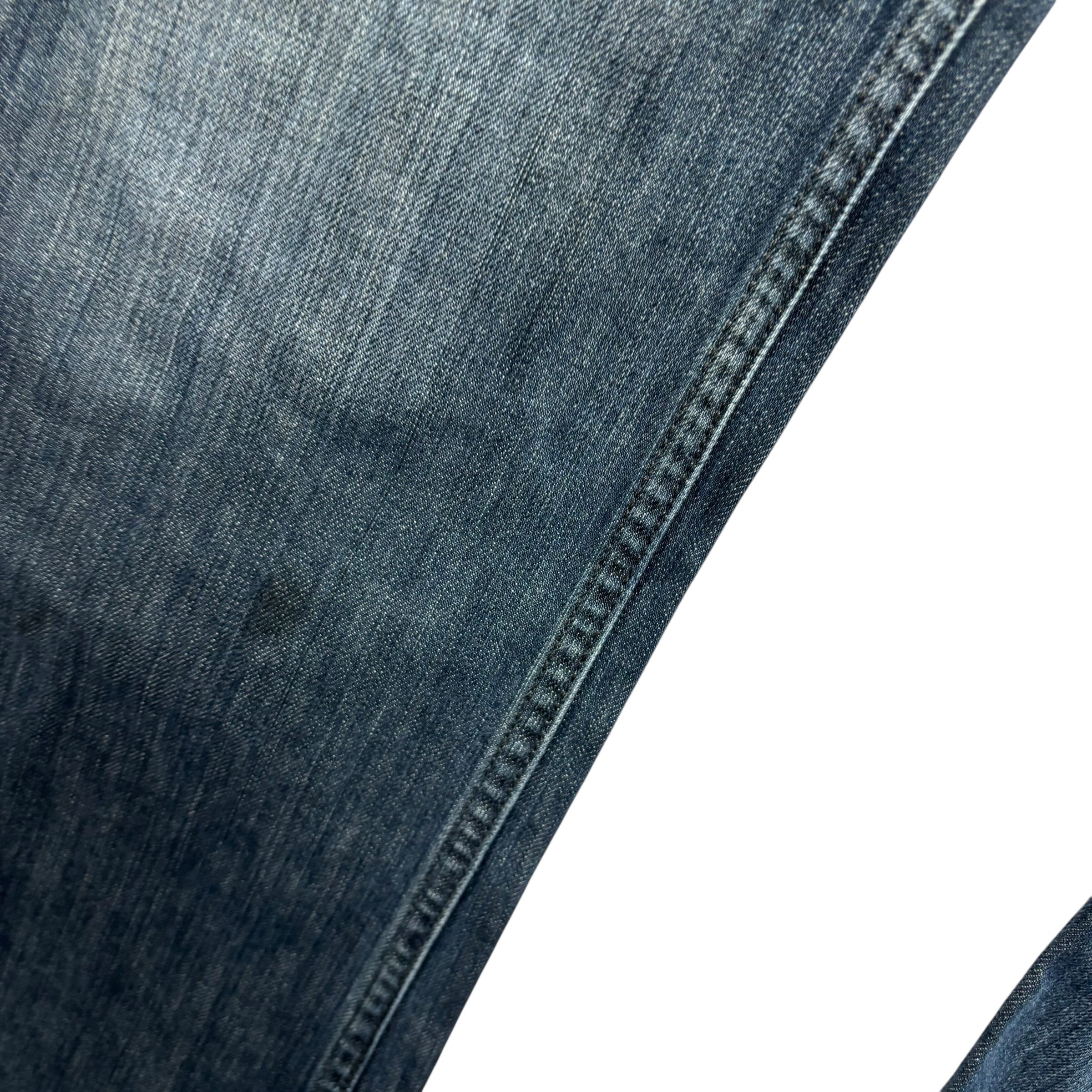 Levis 527 Jeans W34 L34 Mens Blue Slim Bootcut Fit Vintage Denim (F)