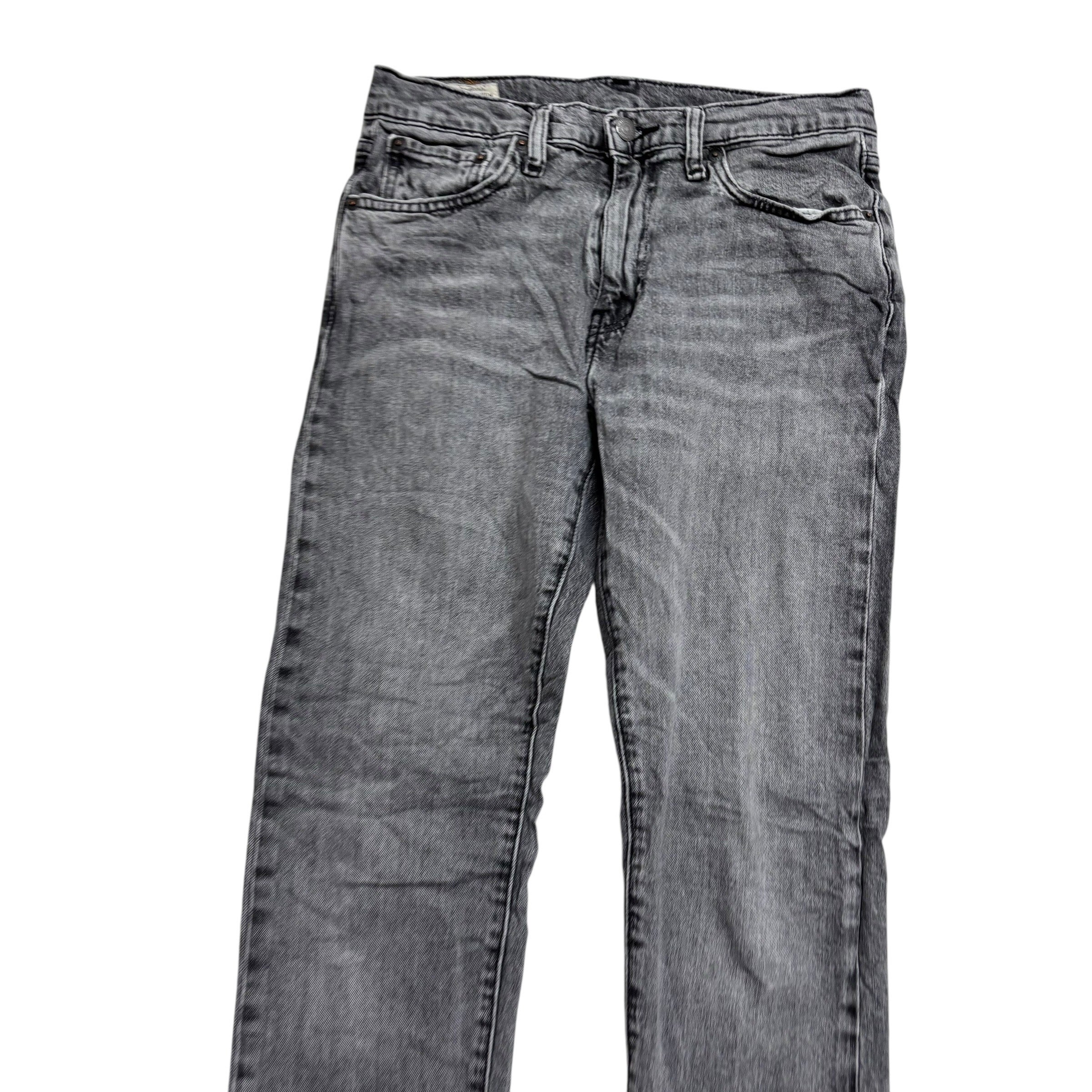 Levis 512 Jeans W30 L32 Mens Grey Slim Tapered Fit Stretch Premium Denim (E)