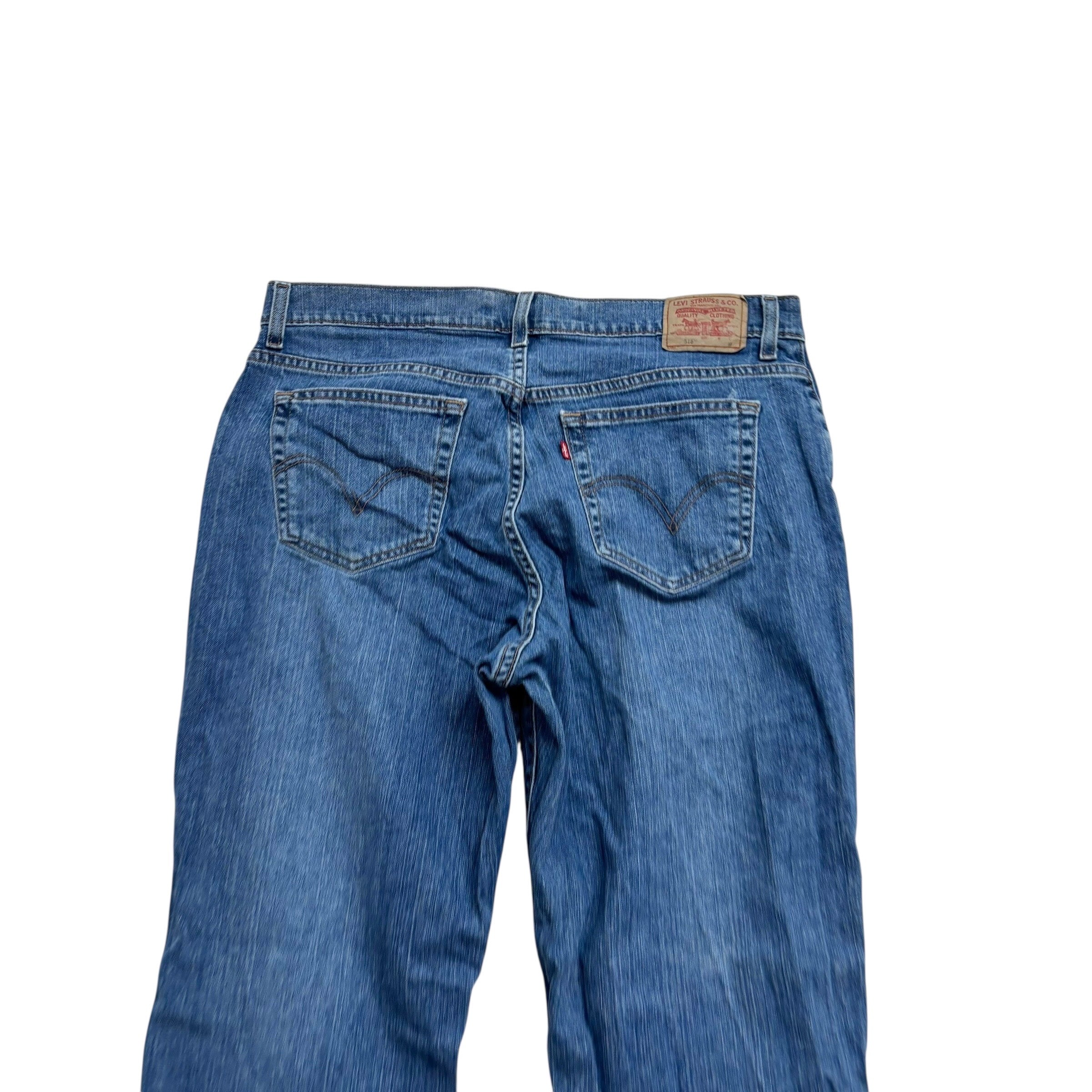 Levis 515 Jeans W36 L32 Womens Bootcut Mid Blue Stretch Y2K Vintage