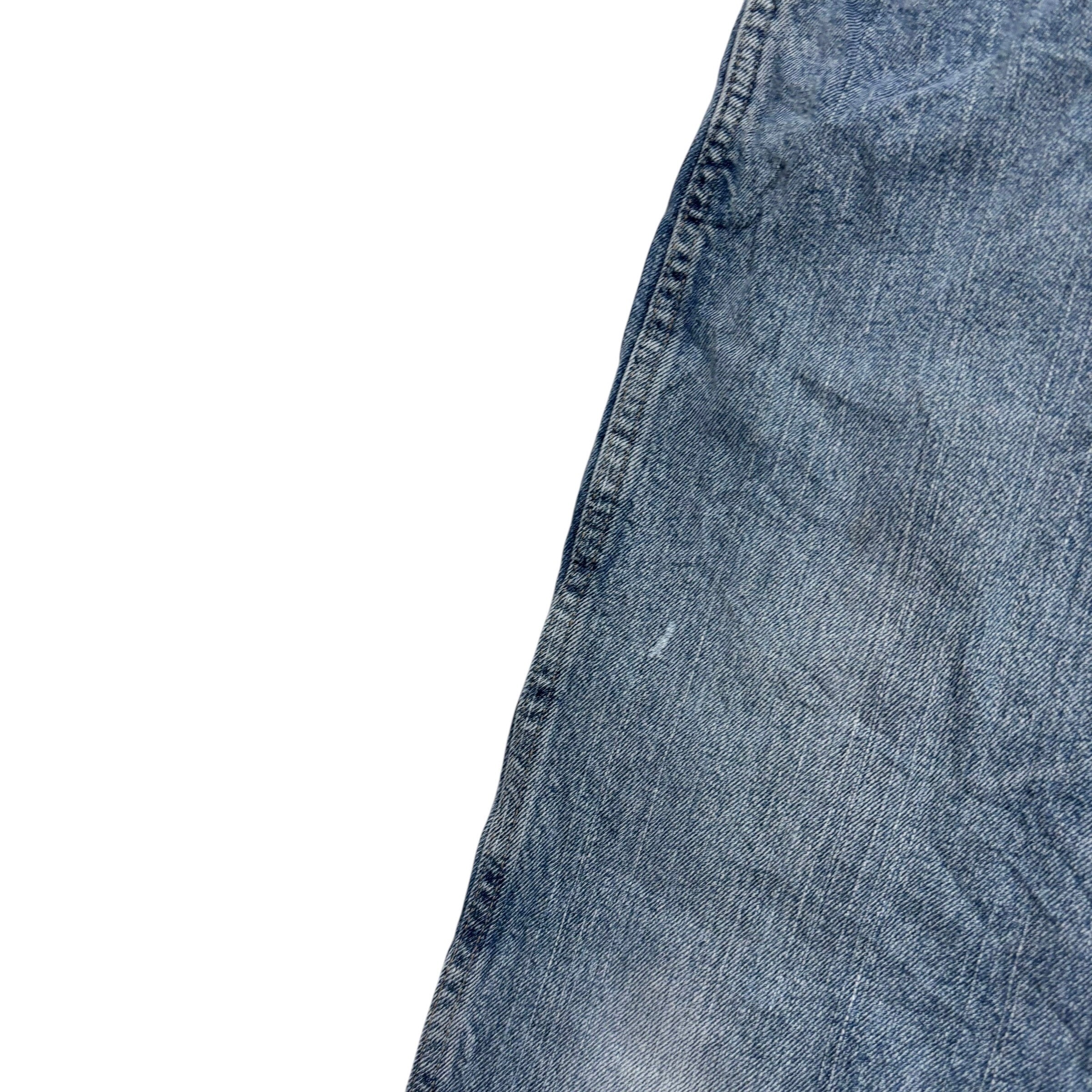 Wrangler Jeans W36 L32 Mens Mid Blue Relaxed Straight Fit Vintage Denim