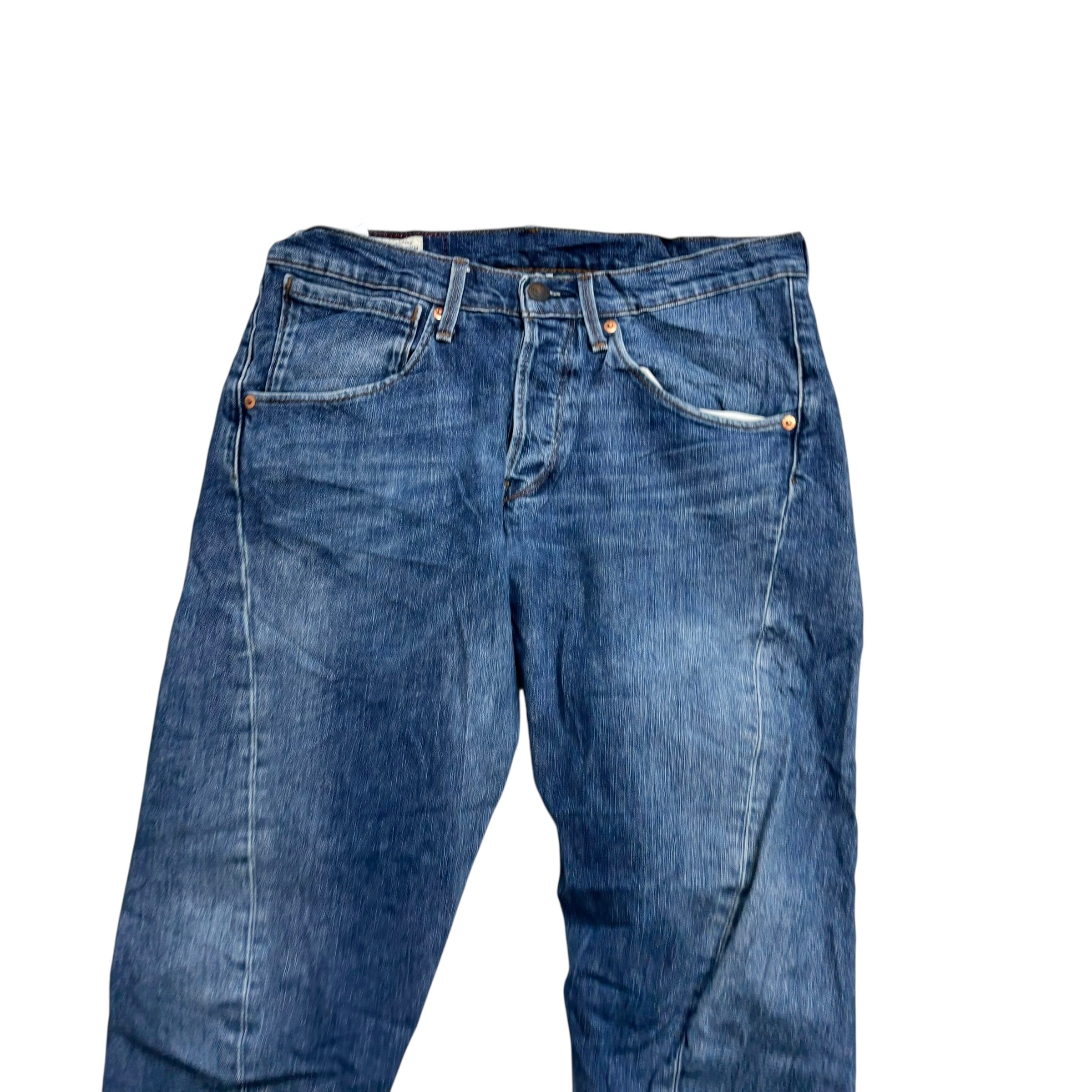 Levis 541 Engineered Jeans W30 L28 Mens Mid Blue Twisted Athletic Taper Stretch (E)