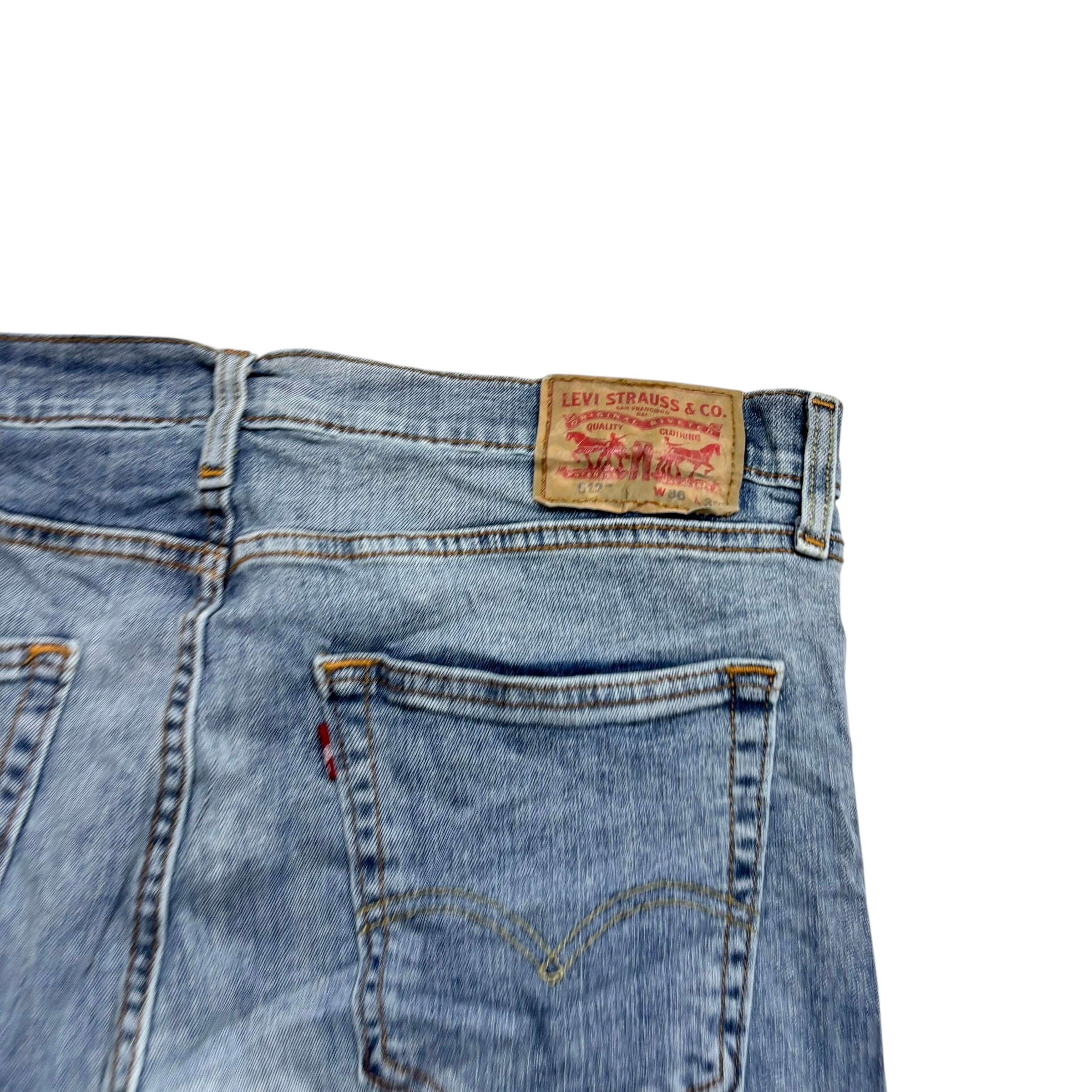 Levis 512 Jeans W36 L31 Mens Blue Slim Tapered Fit Stretch Denim