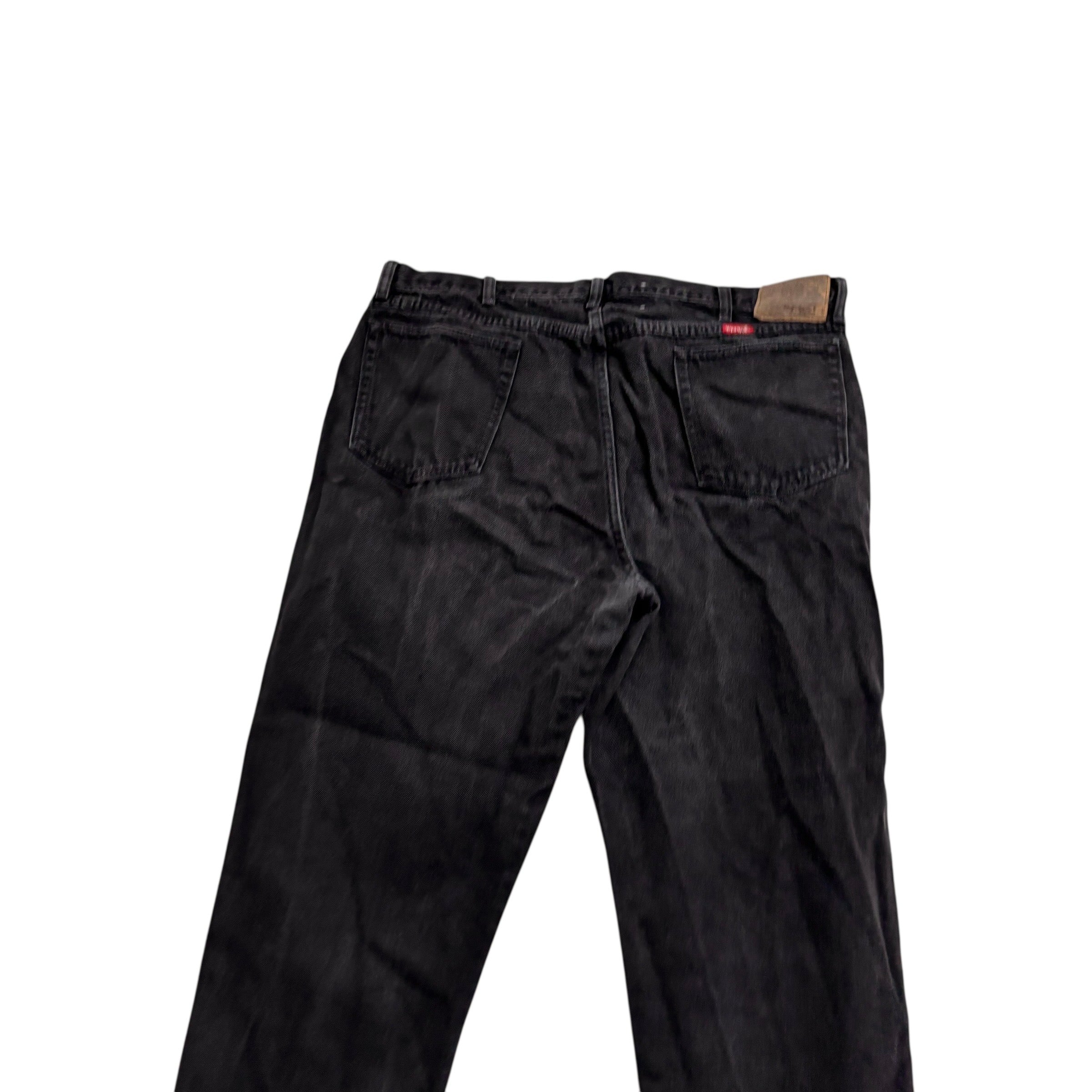 Wrangler Jeans W40 L30 Mens Black Relaxed Taper USA Made Vintage (E)