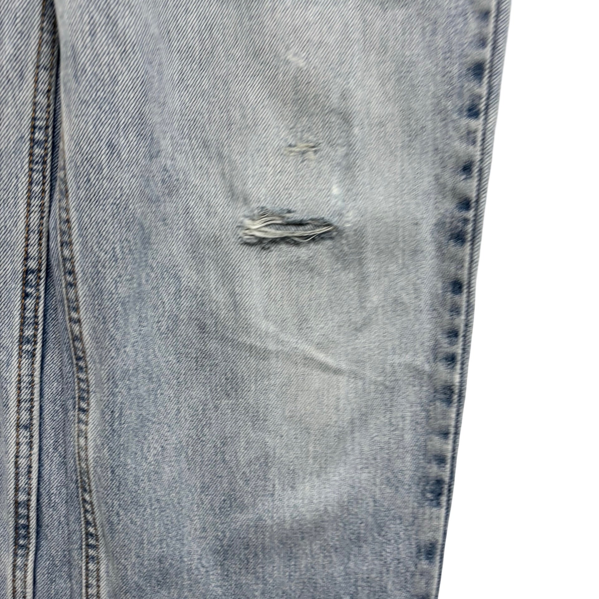 Levis 512 Jeans W34 L34 Mens Light Blue Slim Tapered Fit Vintage Denim (F)