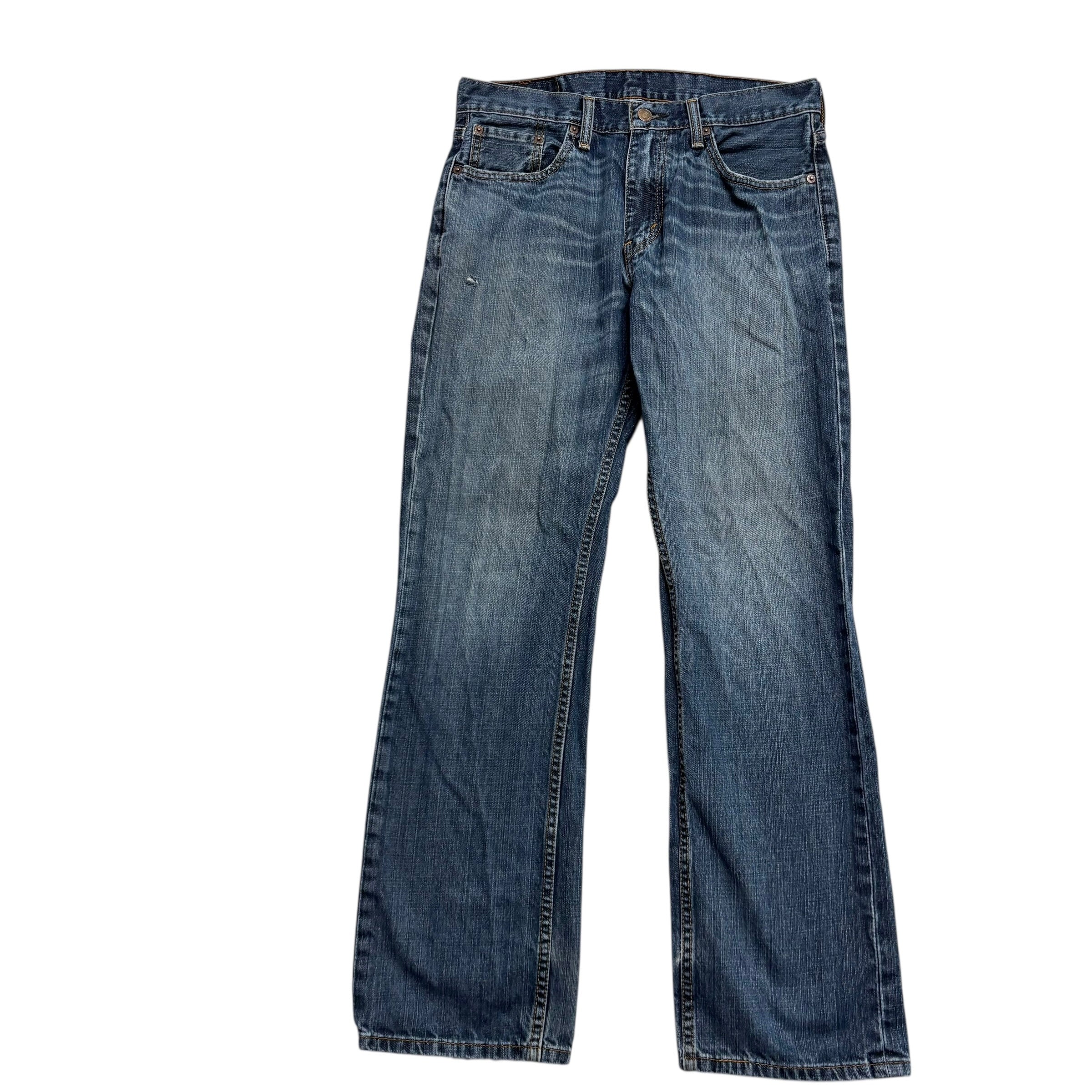 Levis 559 Jeans W30 L31 Mens Mid Blue Baggy Relaxed Straight Fit Denim (F)