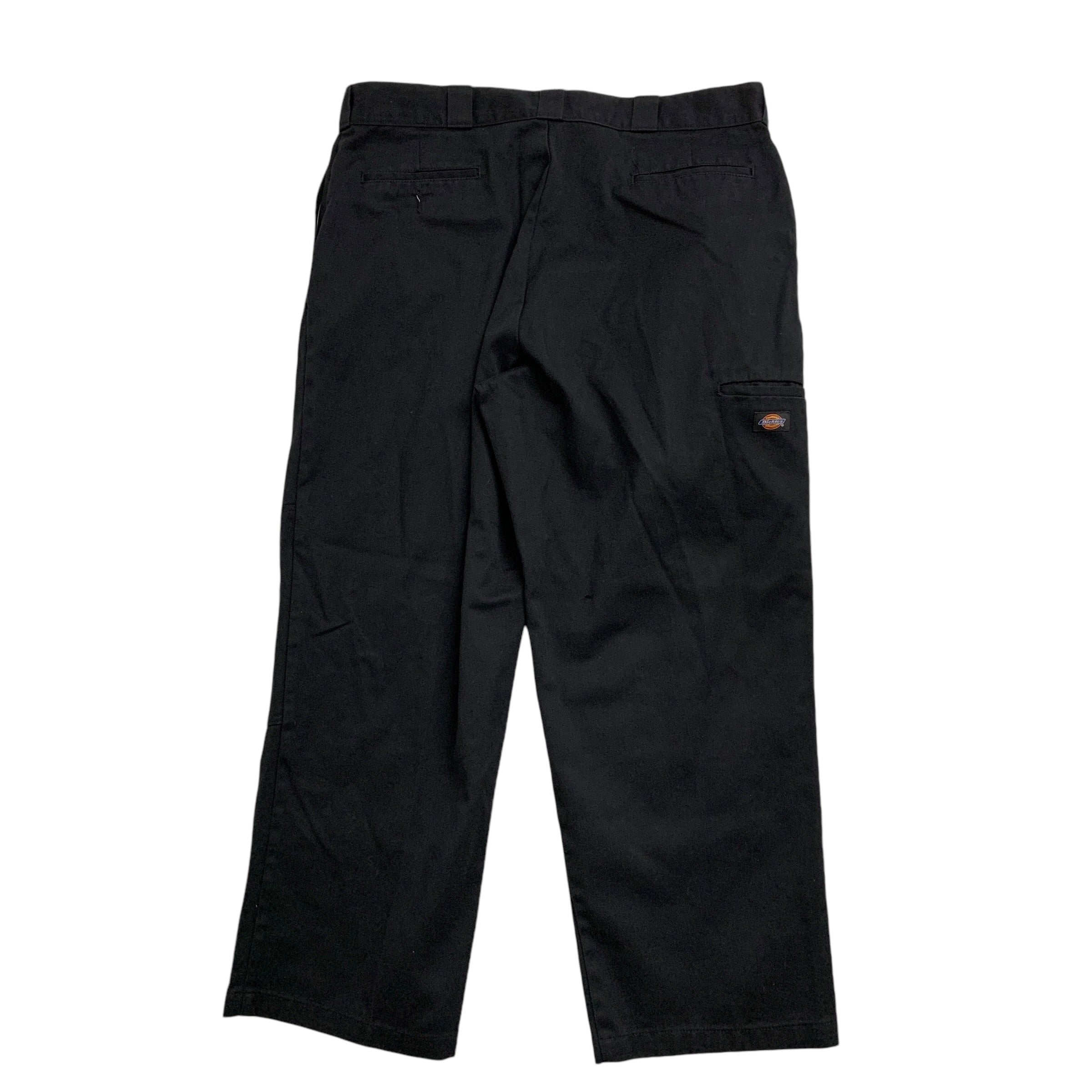 Dickies Double Knee Trousers W40 L32 Mens Black Pants Baggy Relaxed Fit Workwear