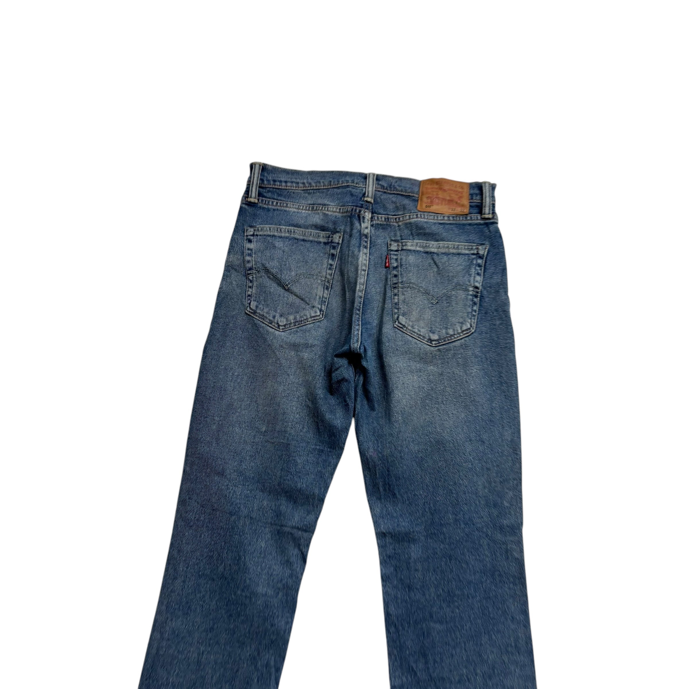 Levis 511 Jeans W31 L32 Mens Mid Blue Slim Fit Stretch Denim (E)