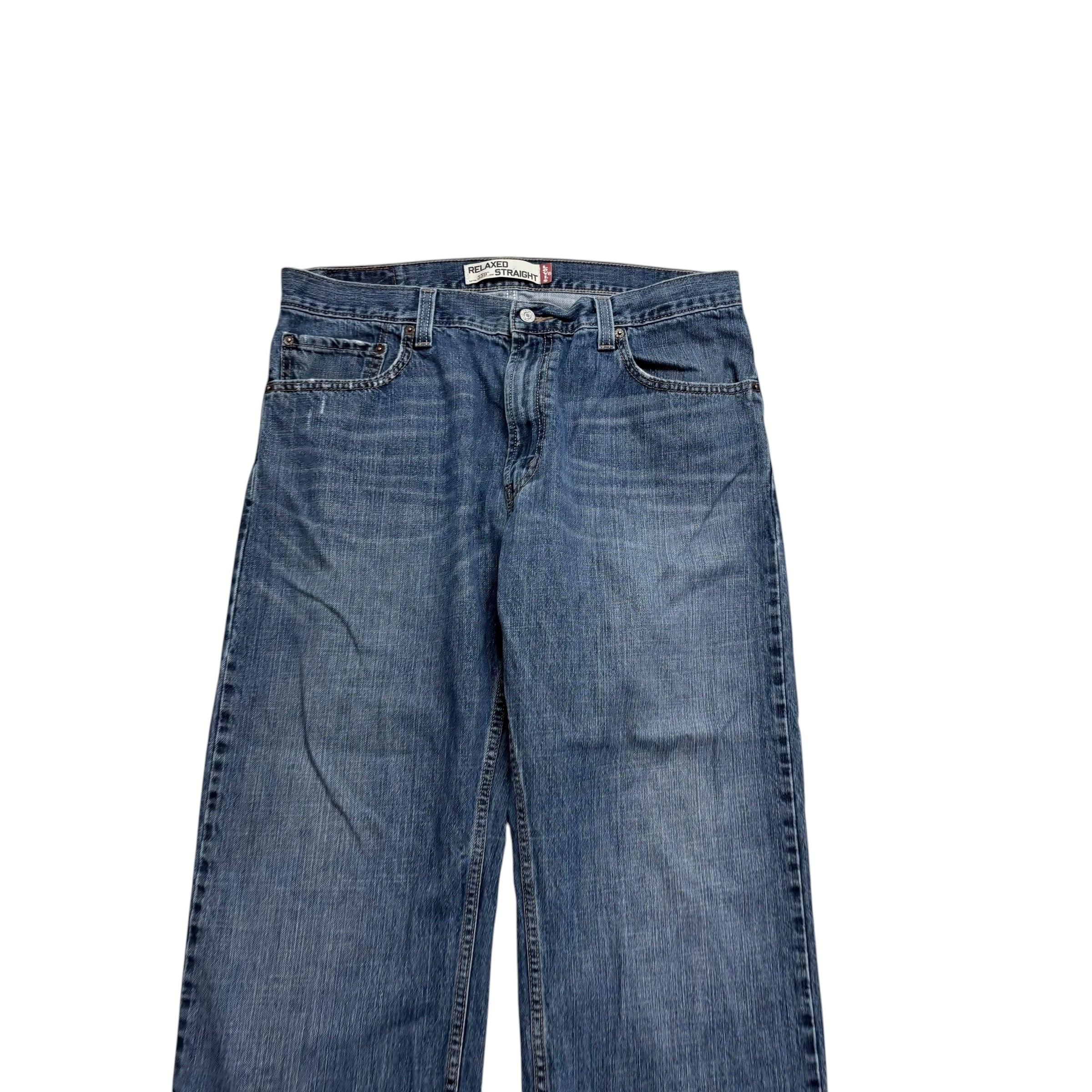 Levis 559 Jeans W36 L25 Mens Mid Blue Baggy Relaxed Fit Vintage Denim (F)