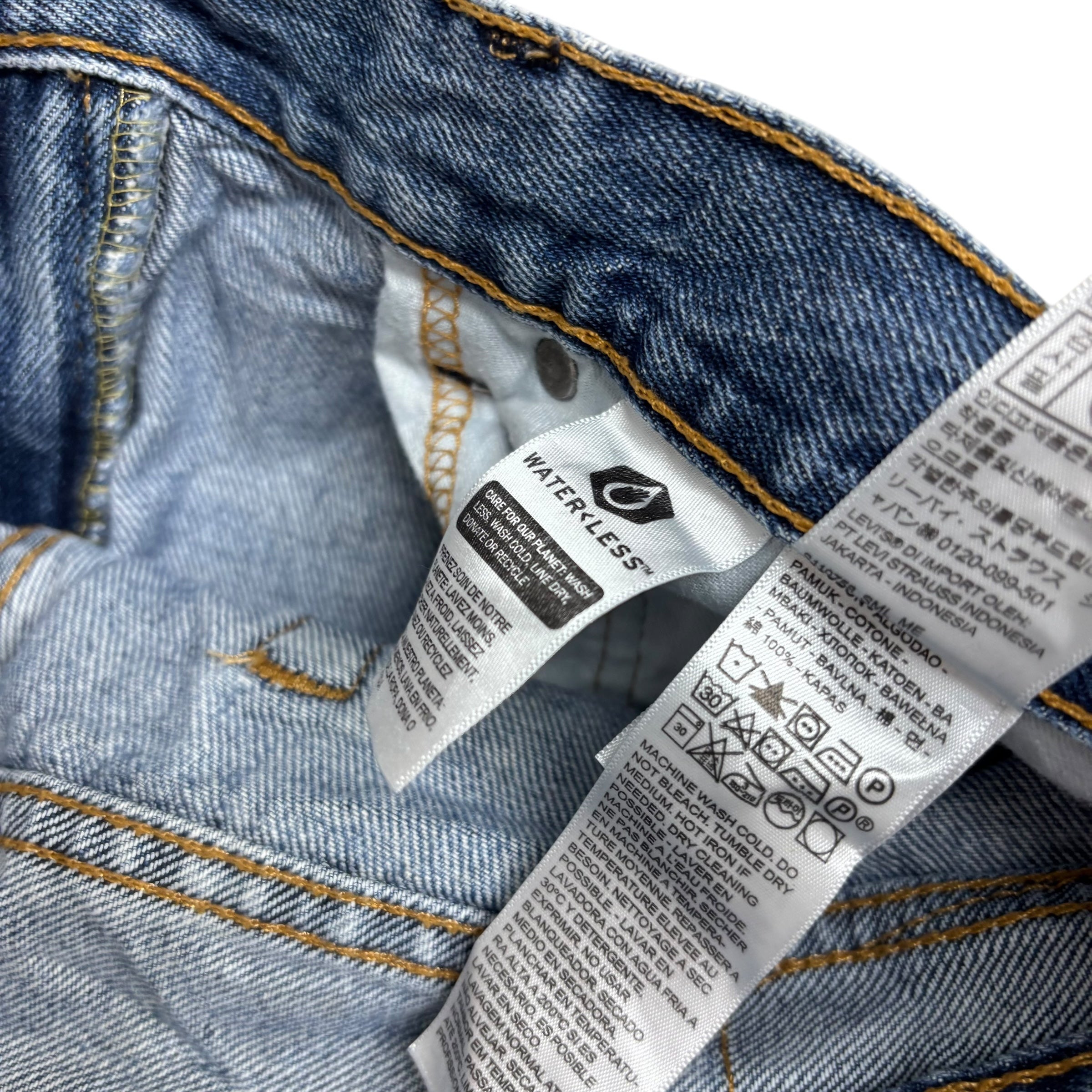 Levis 517 Jeans W34 L29 Mens Light Blue Regular Bootcut Fit Denim