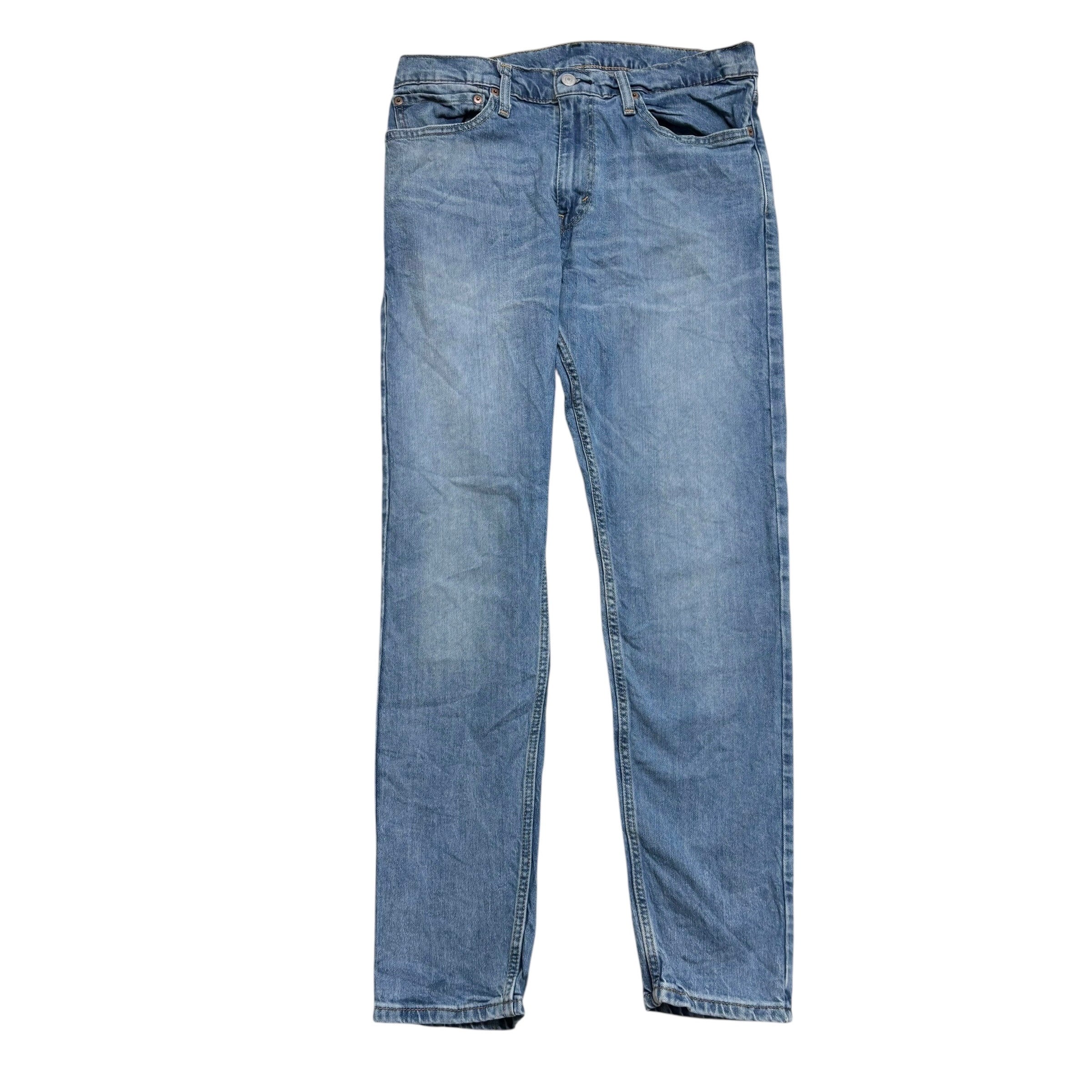 Levis 502 Jeans W34 L31 Mens Light Blue Regular Tapered Fit Stretch Denim