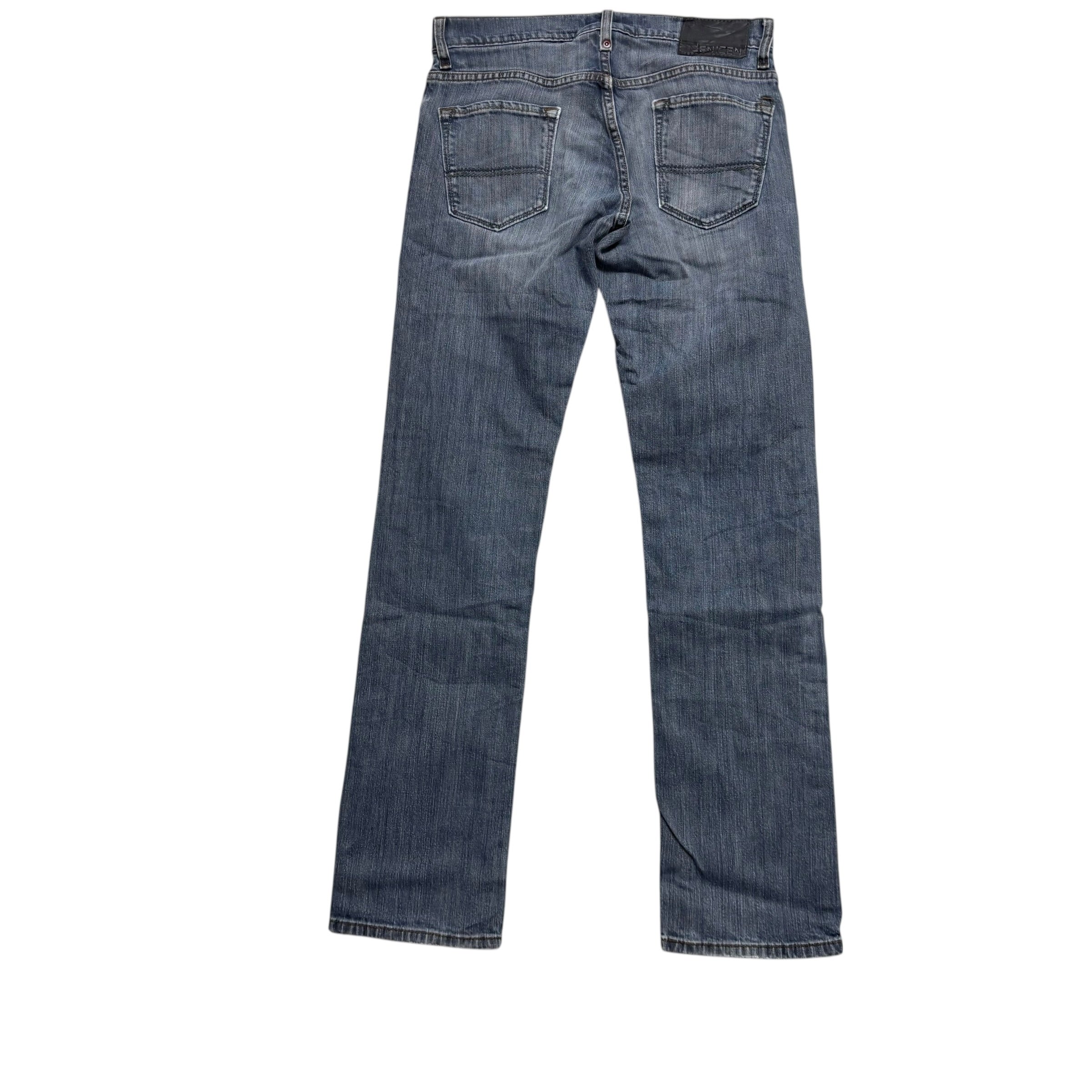 Levis Denizen Jeans W30 L32 Mens Mid Blue Skinny Fit Denim