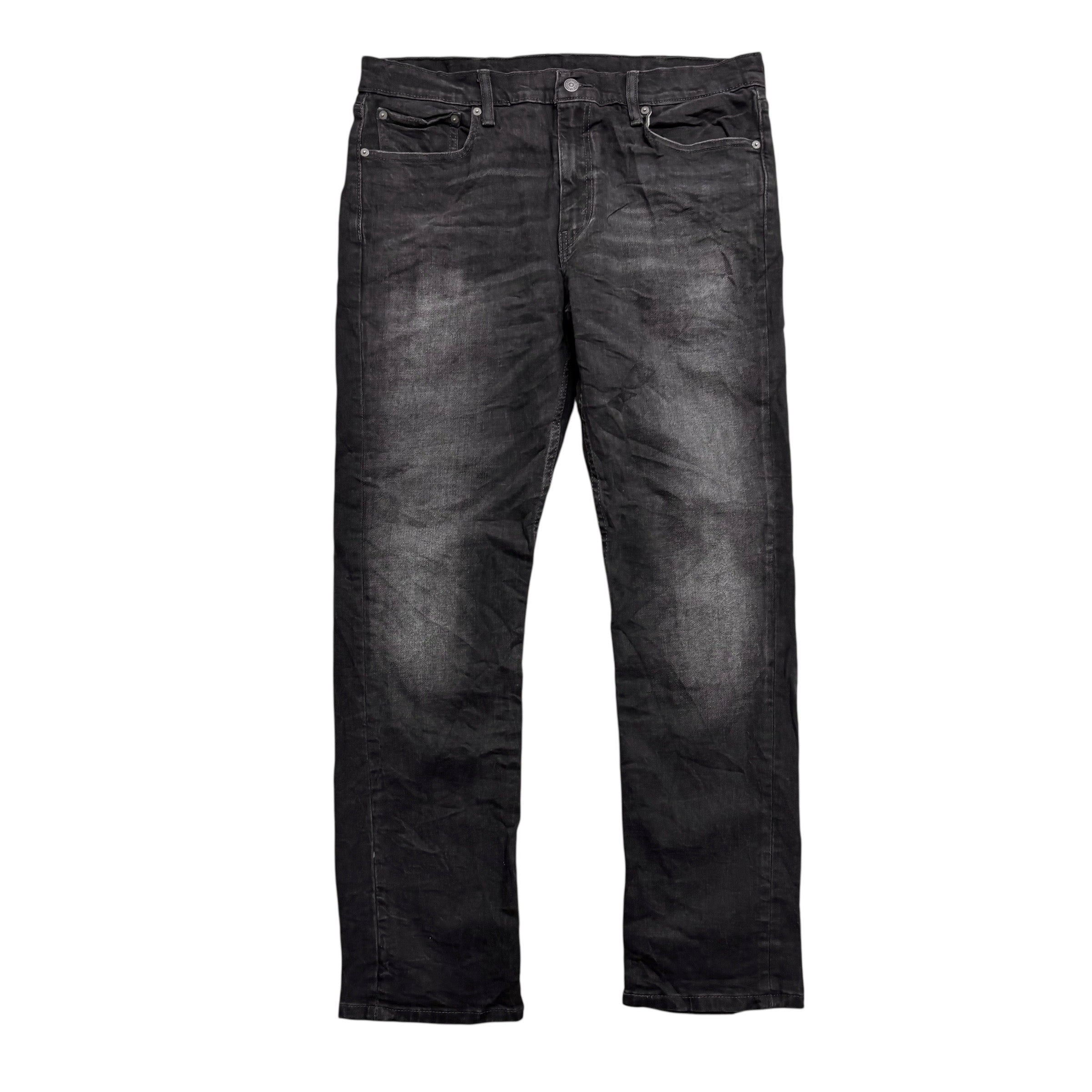 Levis 511 Jeans W38 L32 Mens Black Slim Fit Stretch Denim (E)