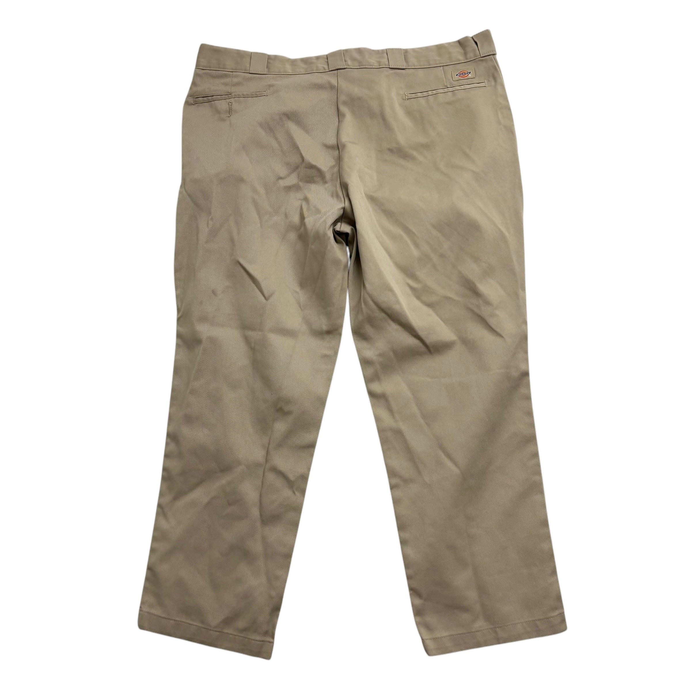 Dickies 874 Trousers W44 L30 Mens Beige Desert Sand Pants Original Fit Workwear