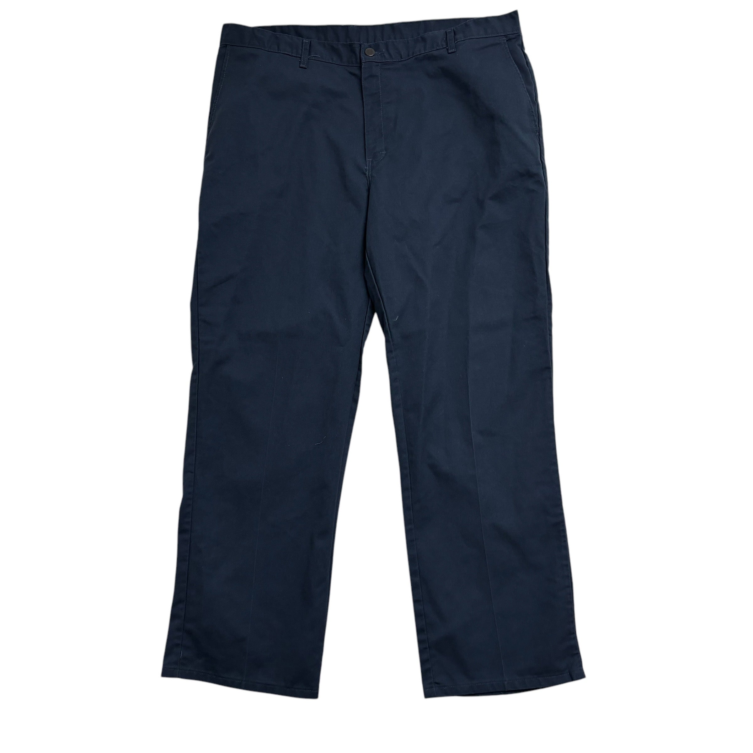 Dickies Trousers W42 L32 Mens Blue Pants Relaxed Straight Fit Workwear