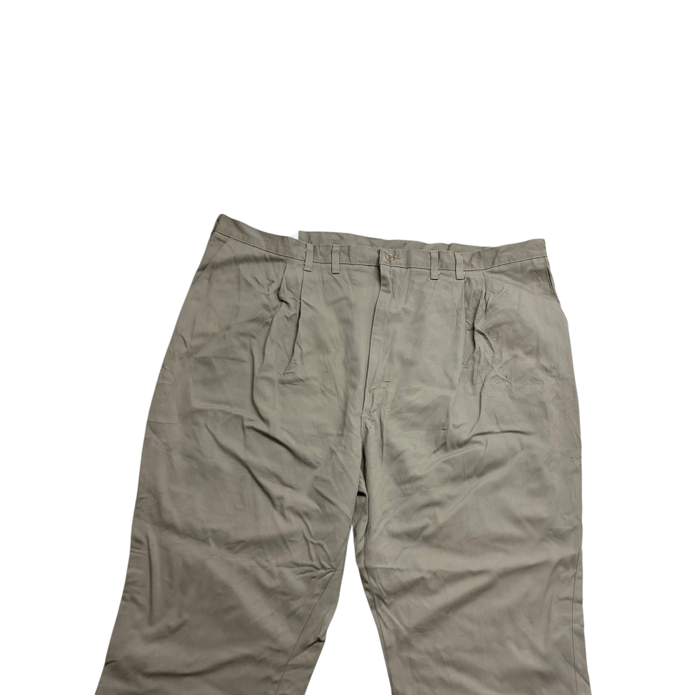 Wrangler Trousers W50 L30 Mens Beige Relaxed Straight Fit Vintage Pants