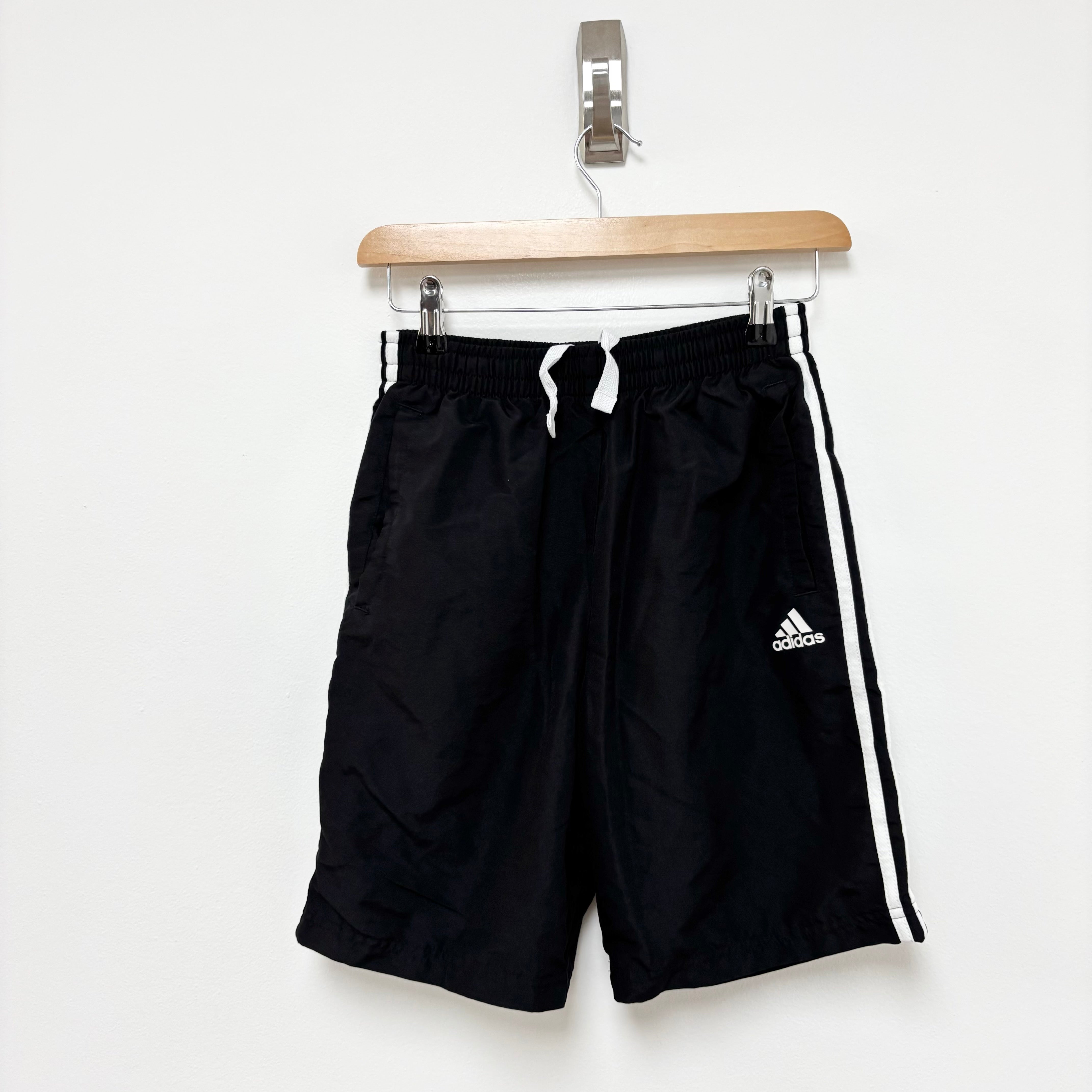 Adidas Shorts Mens Small Black Sports Running Gym Athletic Pockets (E)