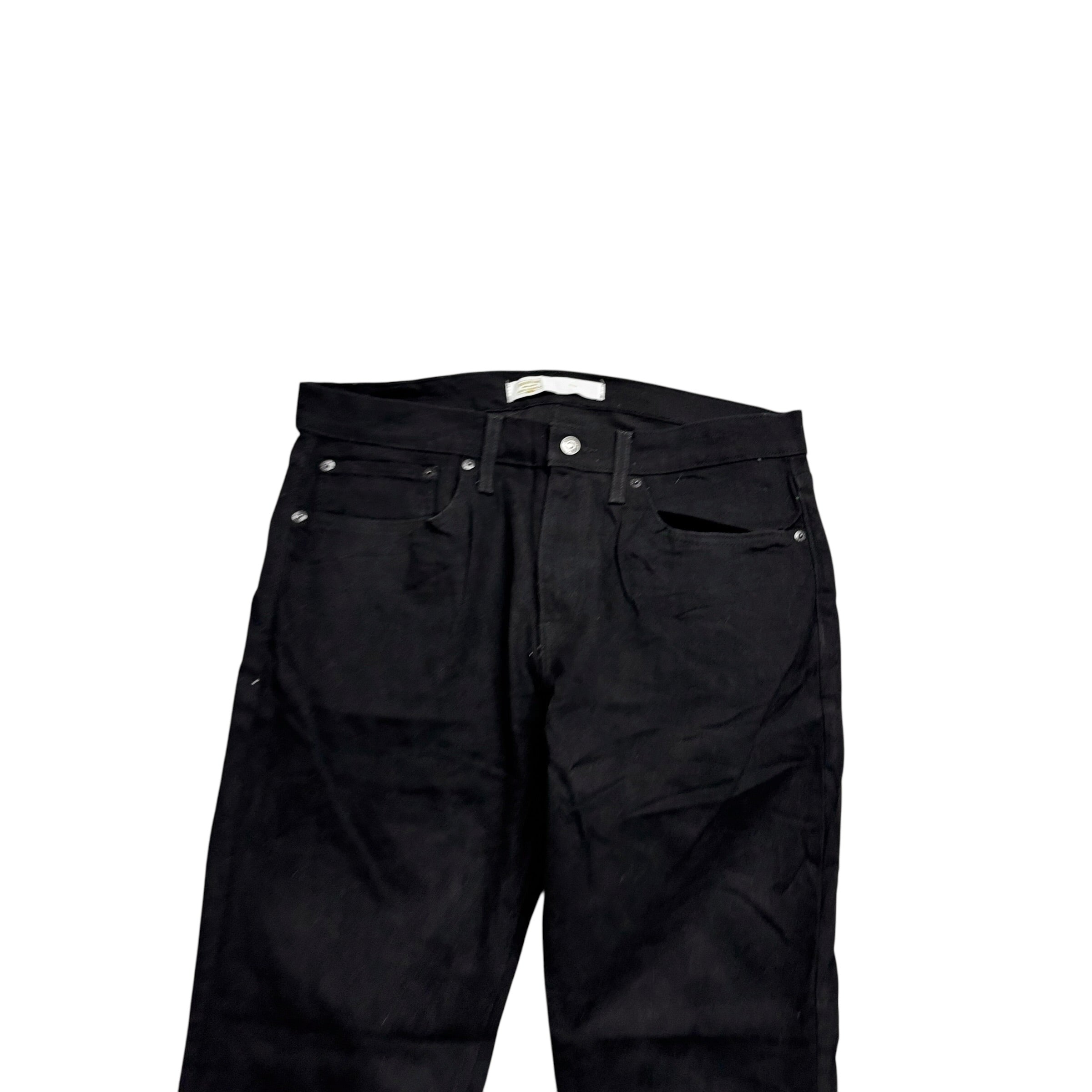 Levis Signature Jeans W34 L30 Mens Black Slim Fit Stretch Denim (E)
