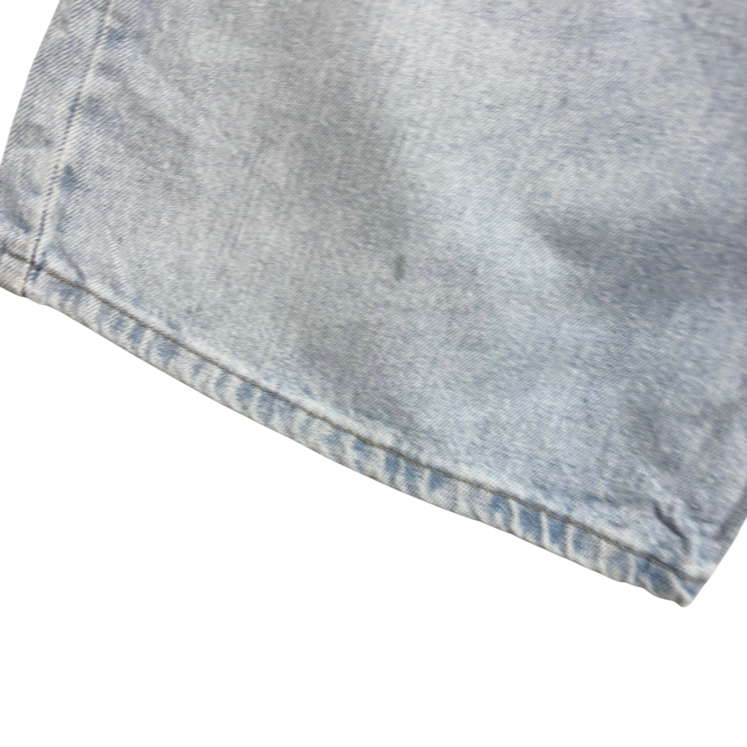 Wrangler Baggy Jorts W42 Mens Denim Shorts Light Blue Relaxed Fit