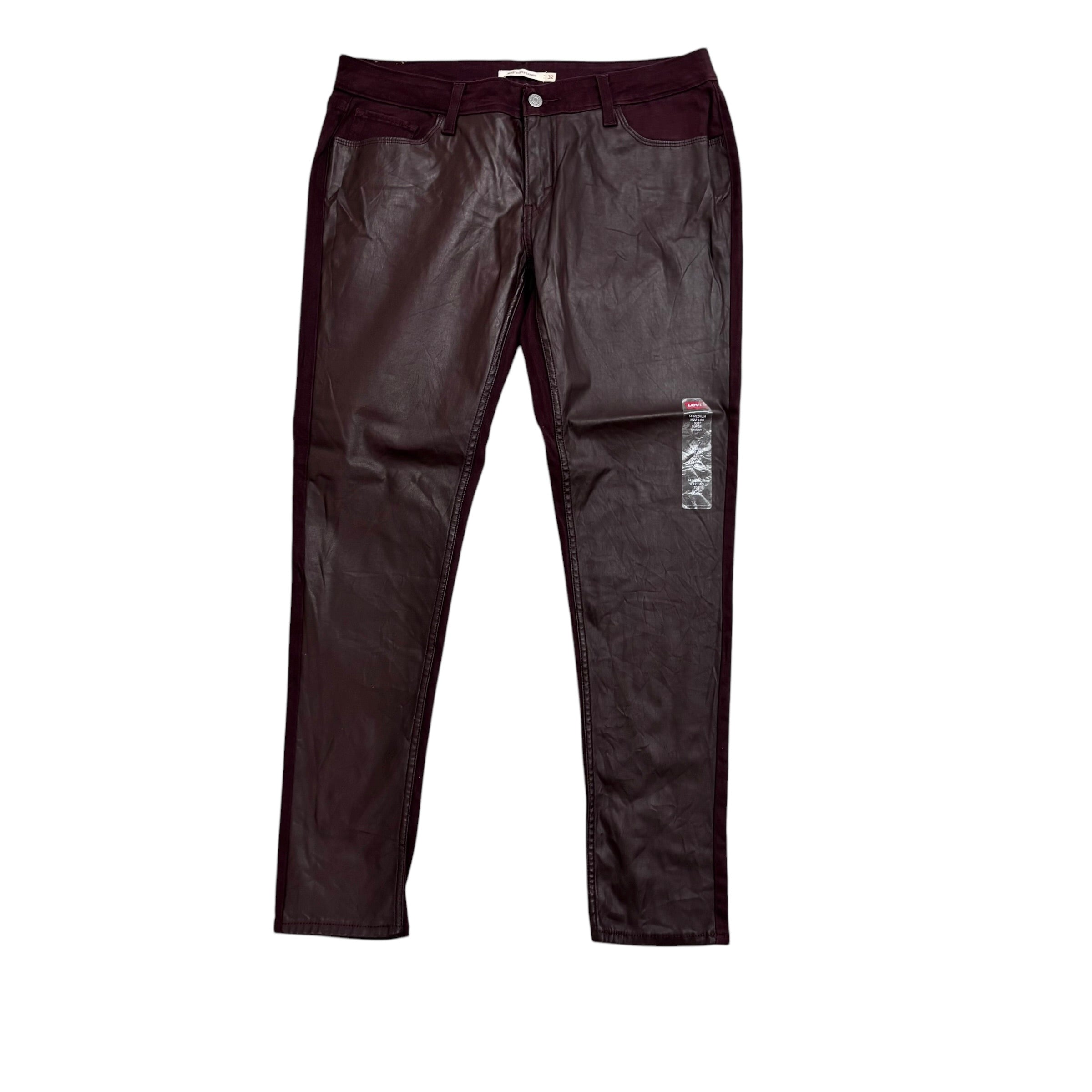 Levis 535 Trousers W32 L30 Womens Super Skinny Fit Stretch Cotton Pants (E)