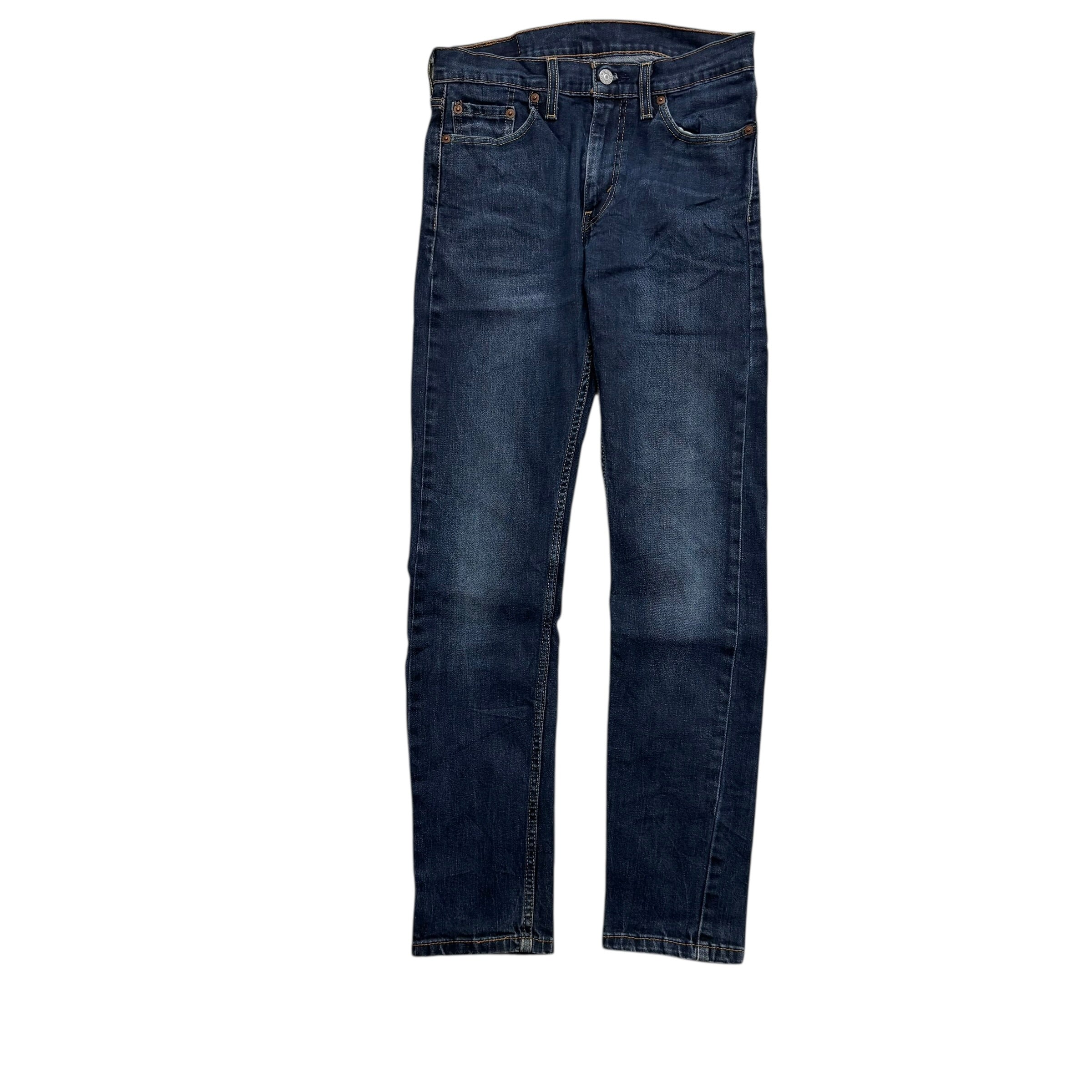 Levis 510 Jeans W28 L30 Mens Dark Blue Skinny Fit Stretch Denim (E)