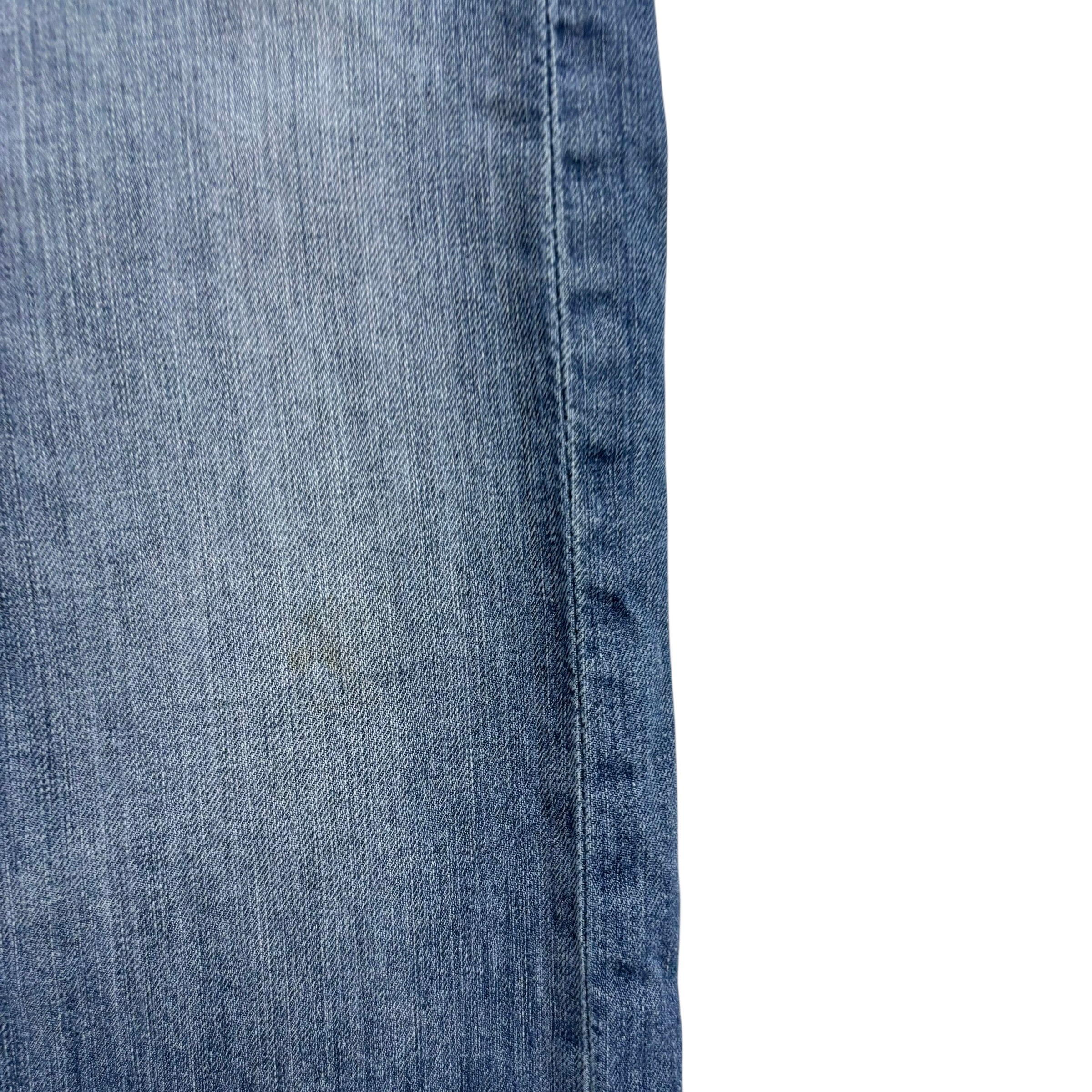 Levis 505 Jeans W32 L30 Mens Mid Blue Regular Straight Fit Denim
