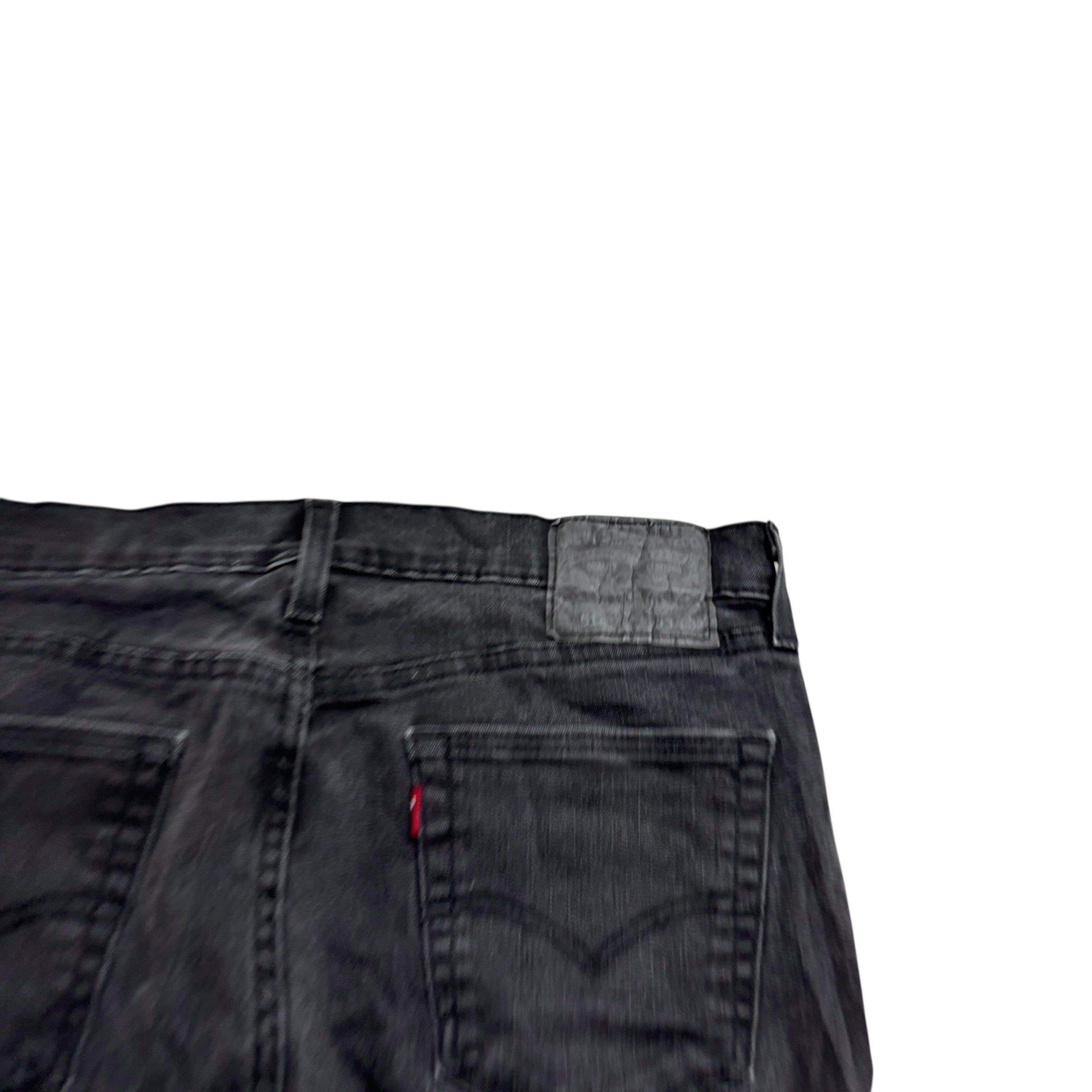 Levis 514 Jeans W32 L32 Mens Black Regular Straight Fit Stretch Denim