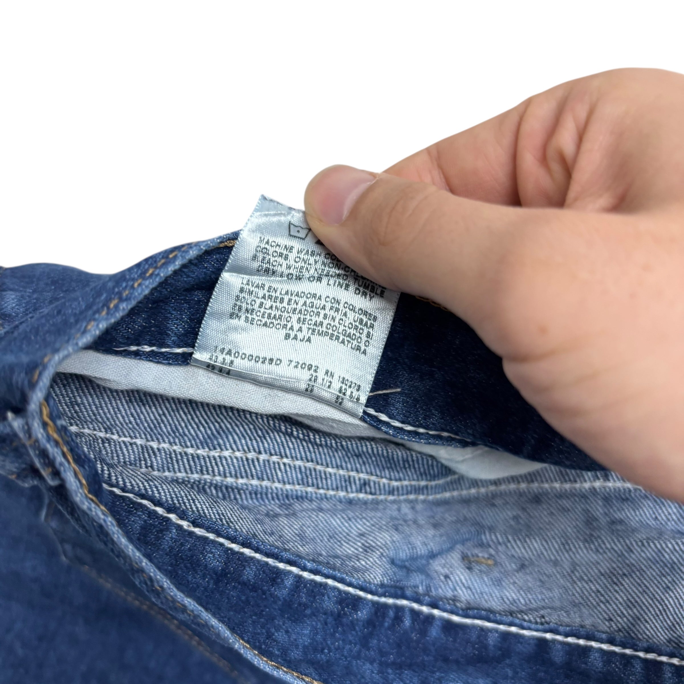 Wrangler Jeans W42 L29 Mens Dark Blue Regular Straight Fit Denim