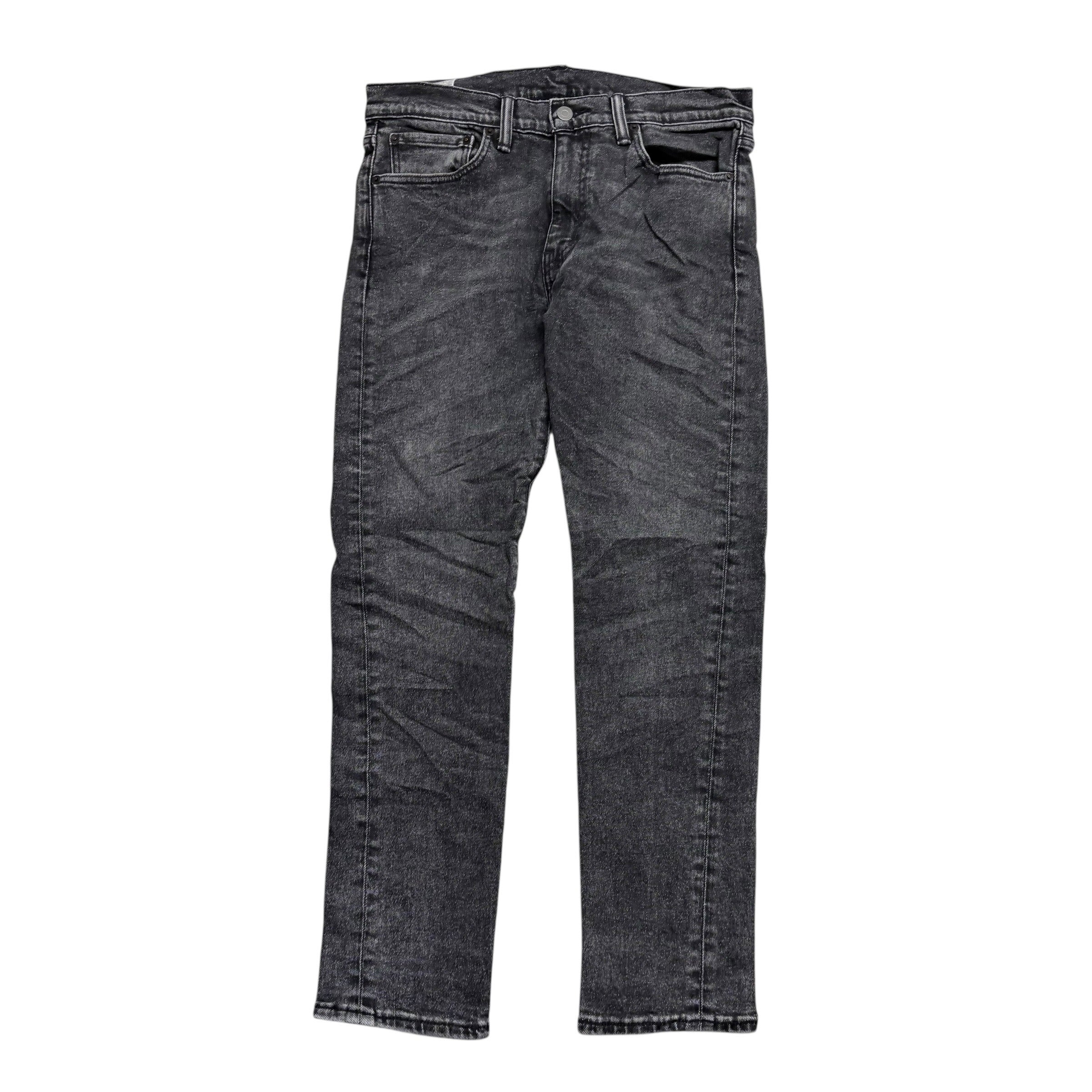 Levis 510 Jeans W32 L29 Mens Grey Skinny Fit Stretch Denim (E)