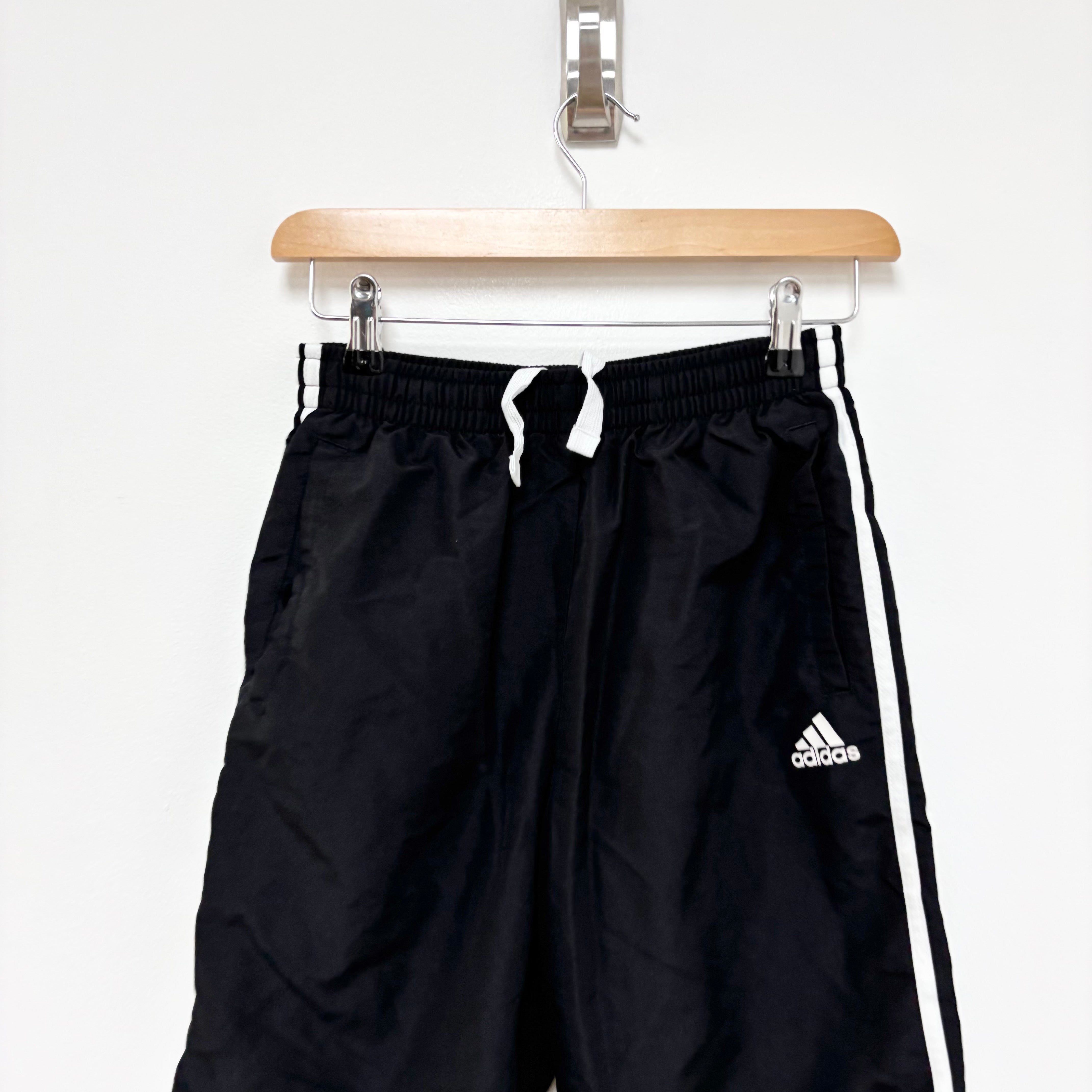 Adidas Shorts Mens Small Black Sports Running Gym Athletic Pockets (E)
