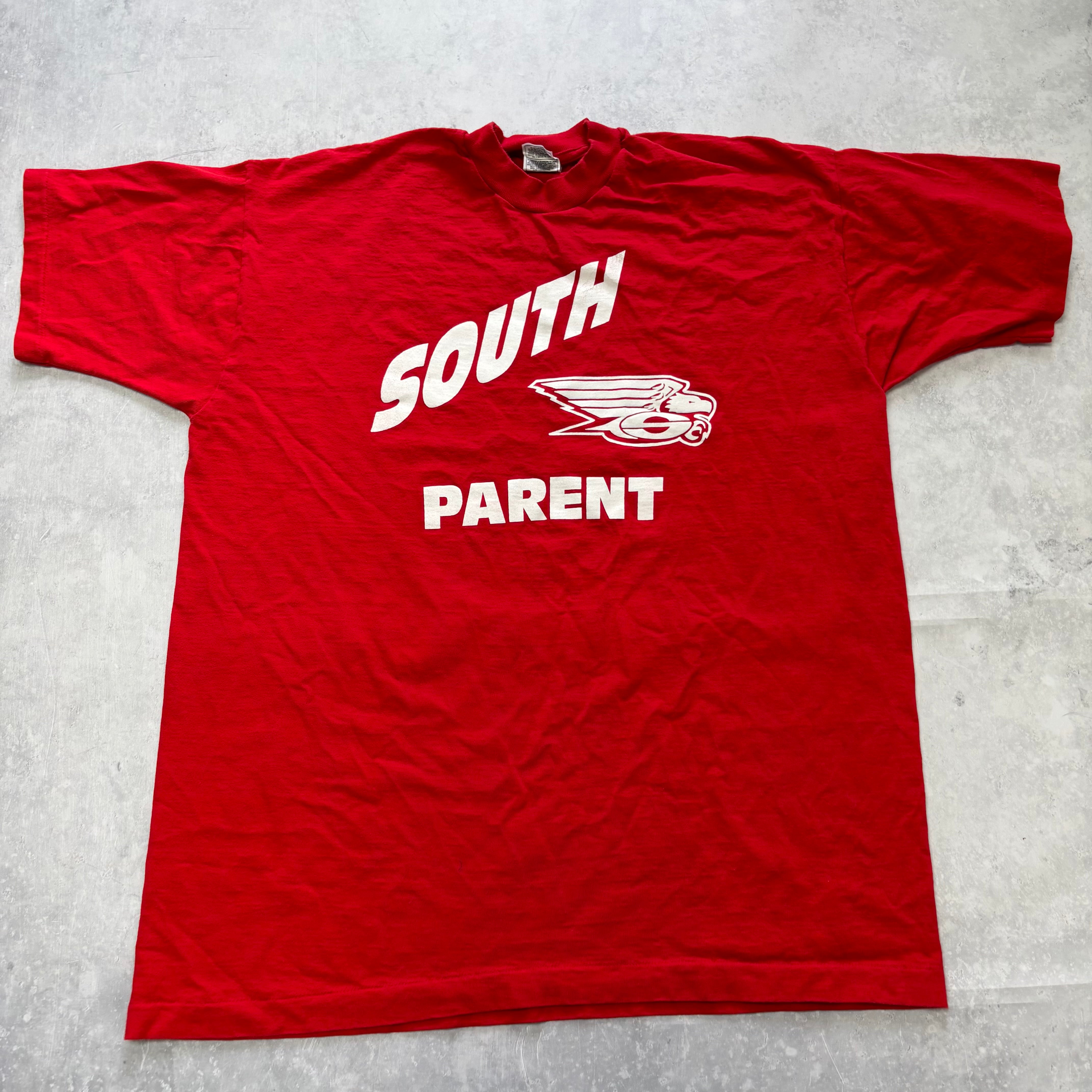 Vintage T Shirt Mens XXL Red Single Stitch Graphic Print 90s USA (E)