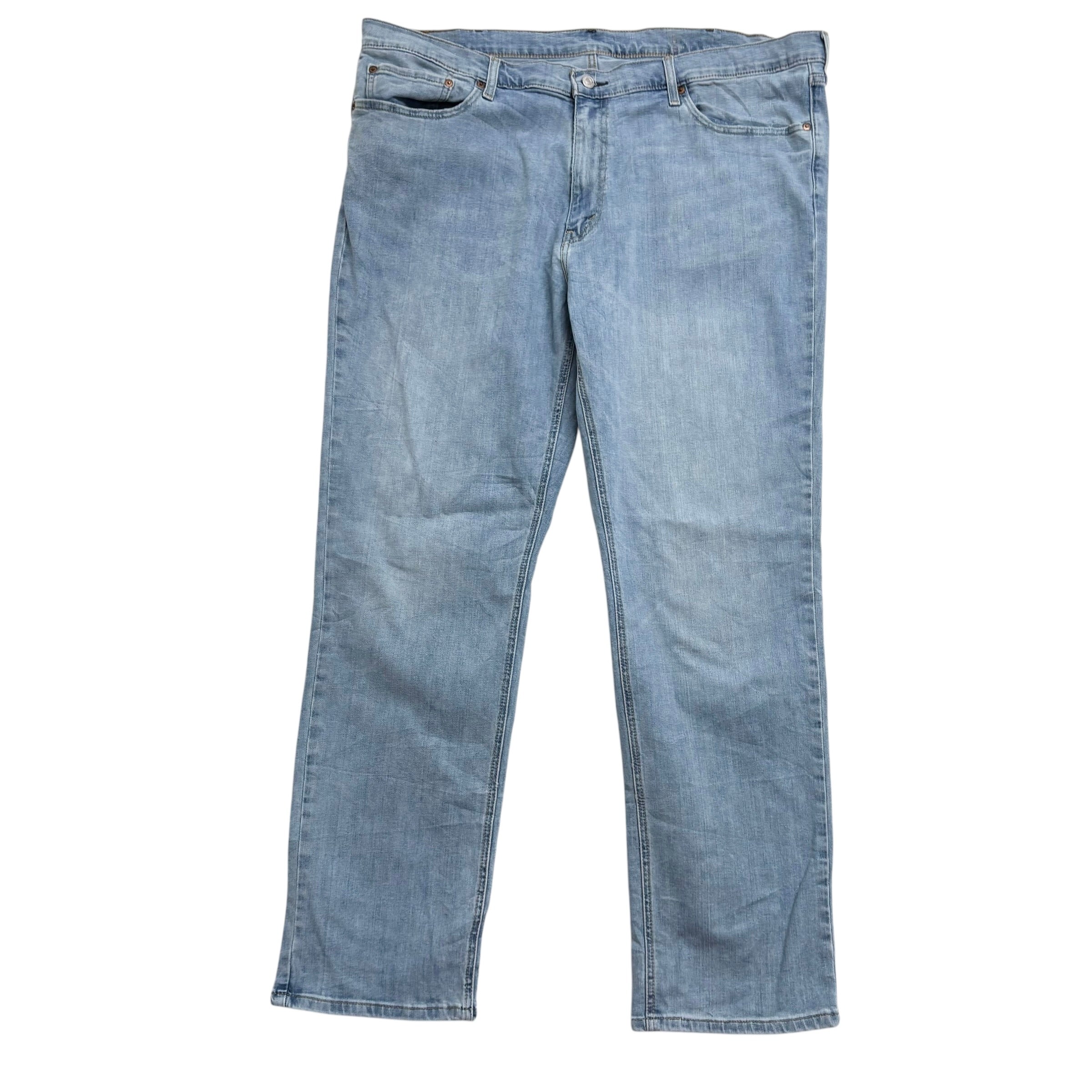 Levis 541 Jeans W44 L34 Mens Light Blue Athletic Tapered Fit Stretch Denim (E)