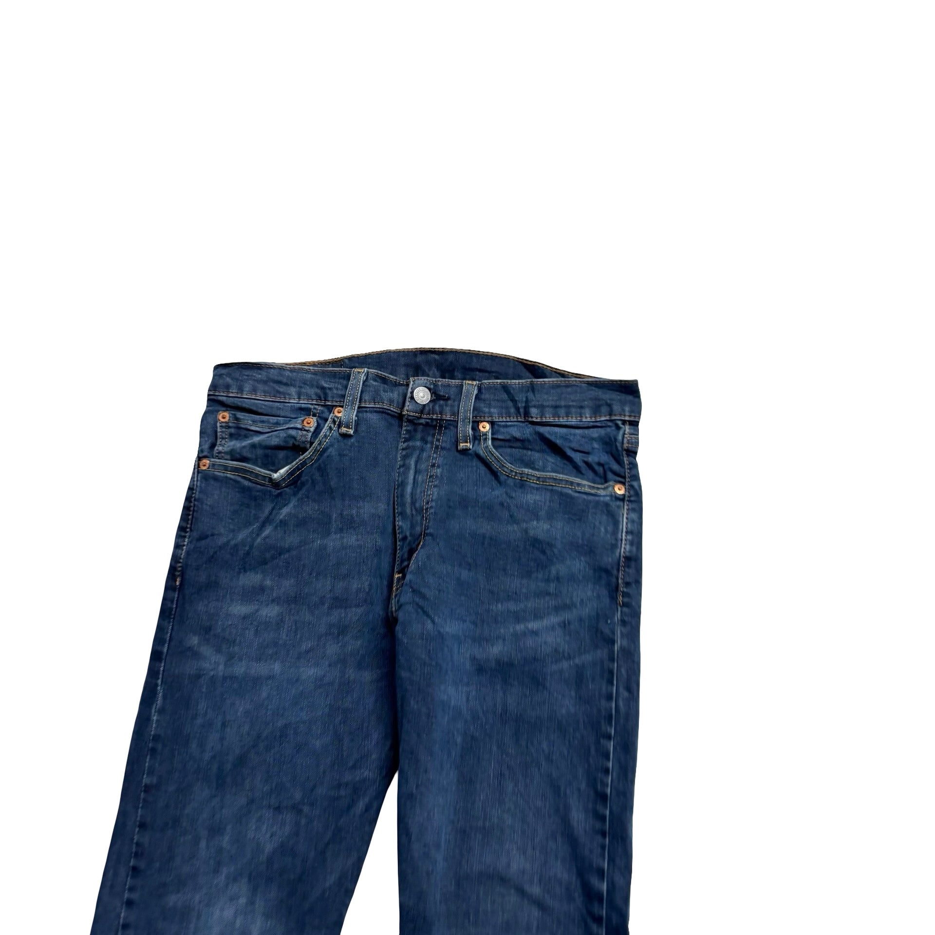 Levis 512 Jeans W32 L29 Mens Dark Blue Slim Tapered Fit Stretch Denim