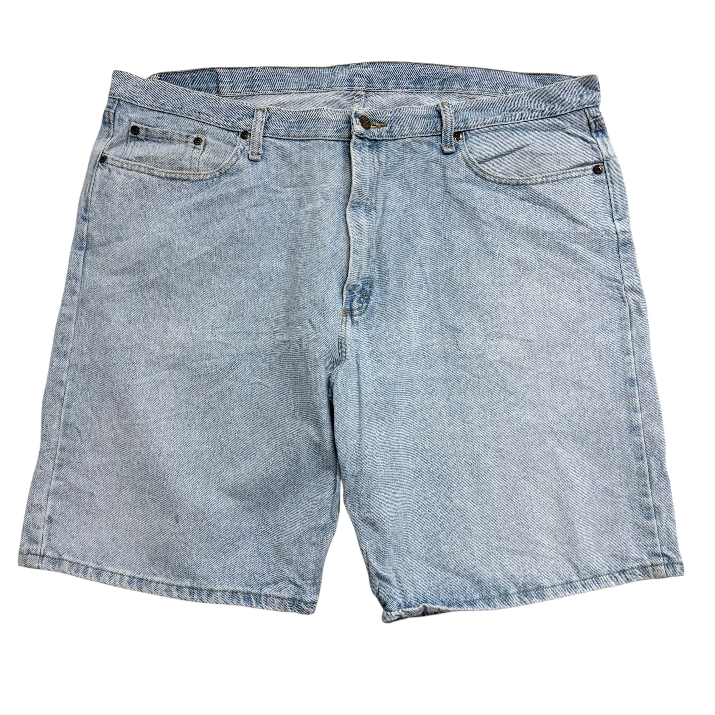 Wrangler Baggy Jorts W42 Mens Denim Shorts Light Blue Relaxed Fit