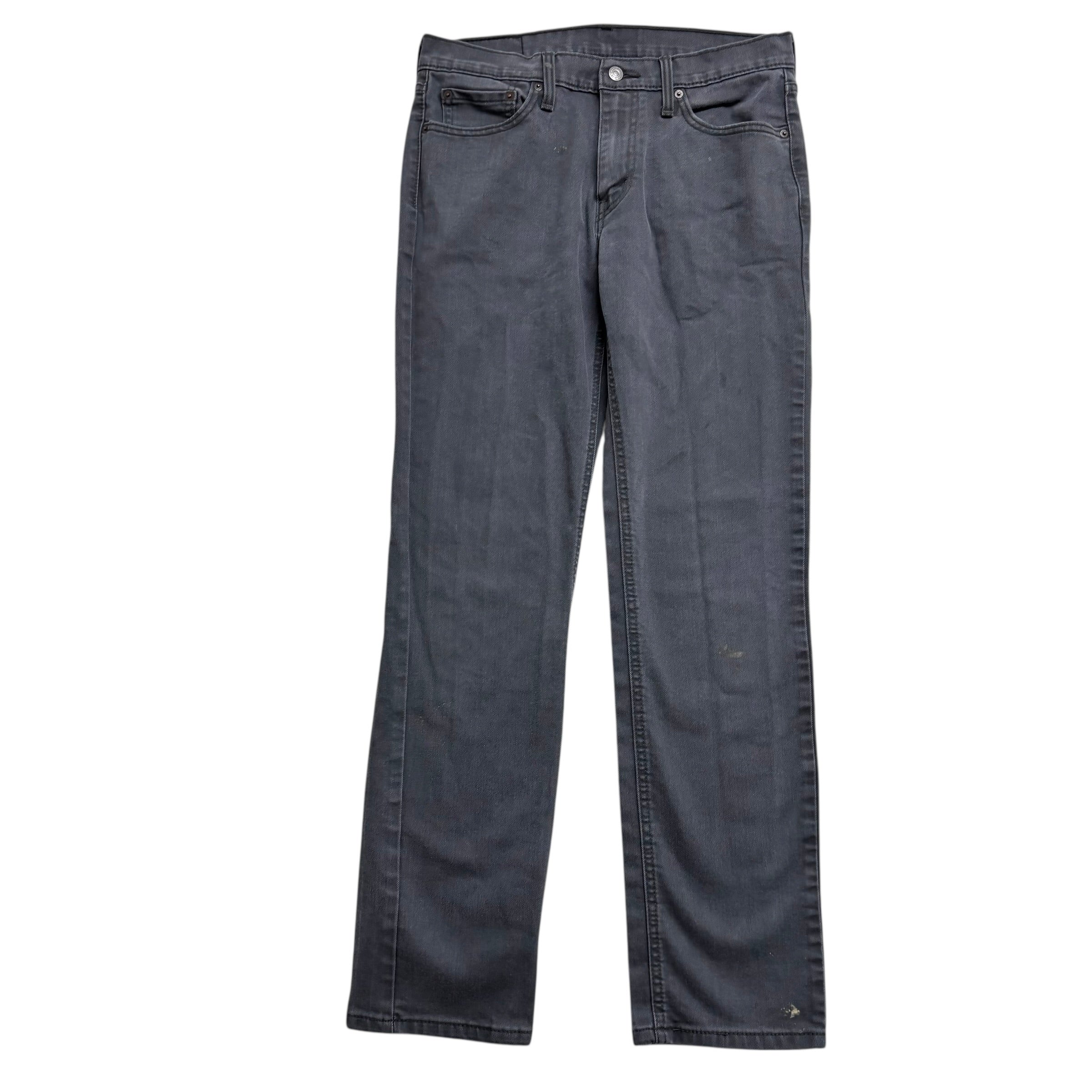 Levis 541 Jeans W32 L33 Mens Grey Athletic Tapered Fit Stretch Denim (F)