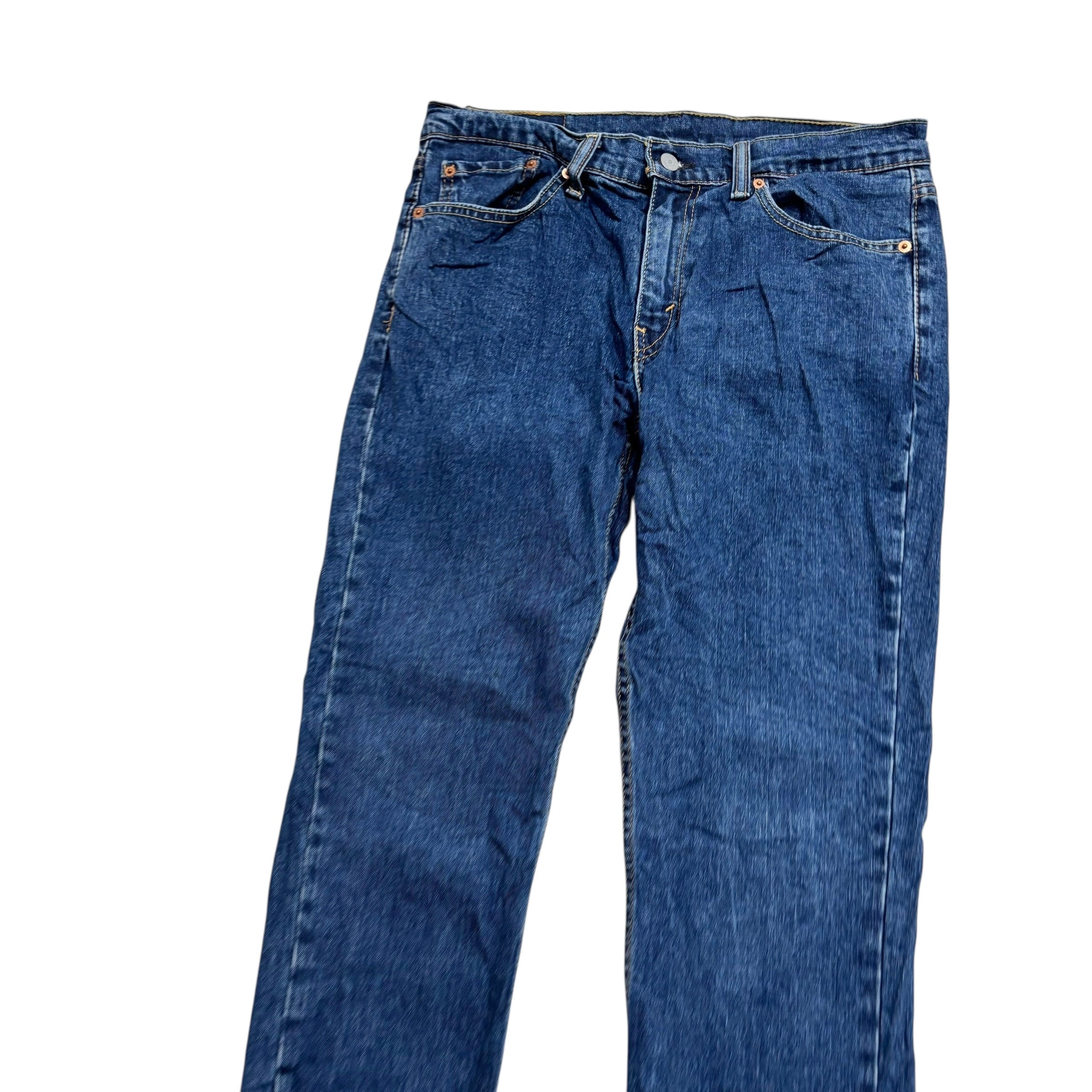 Levis 511 Jeans W32 L32 Mens Mid Blue Slim Fit Stretch Denim (E)