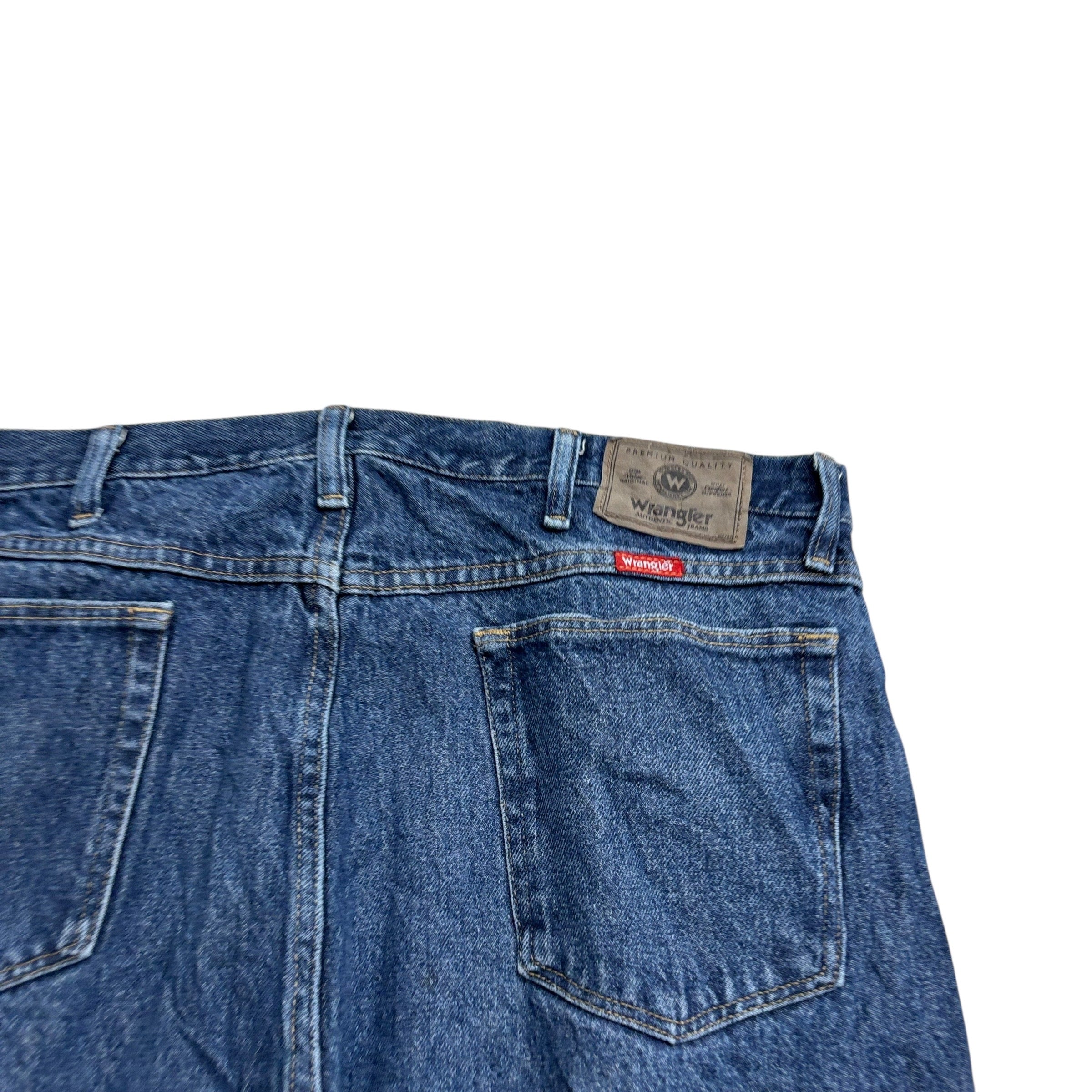 Wrangler Jeans W38 L32 Mens Mid Blue Regular Straight Fit Vintage Denim