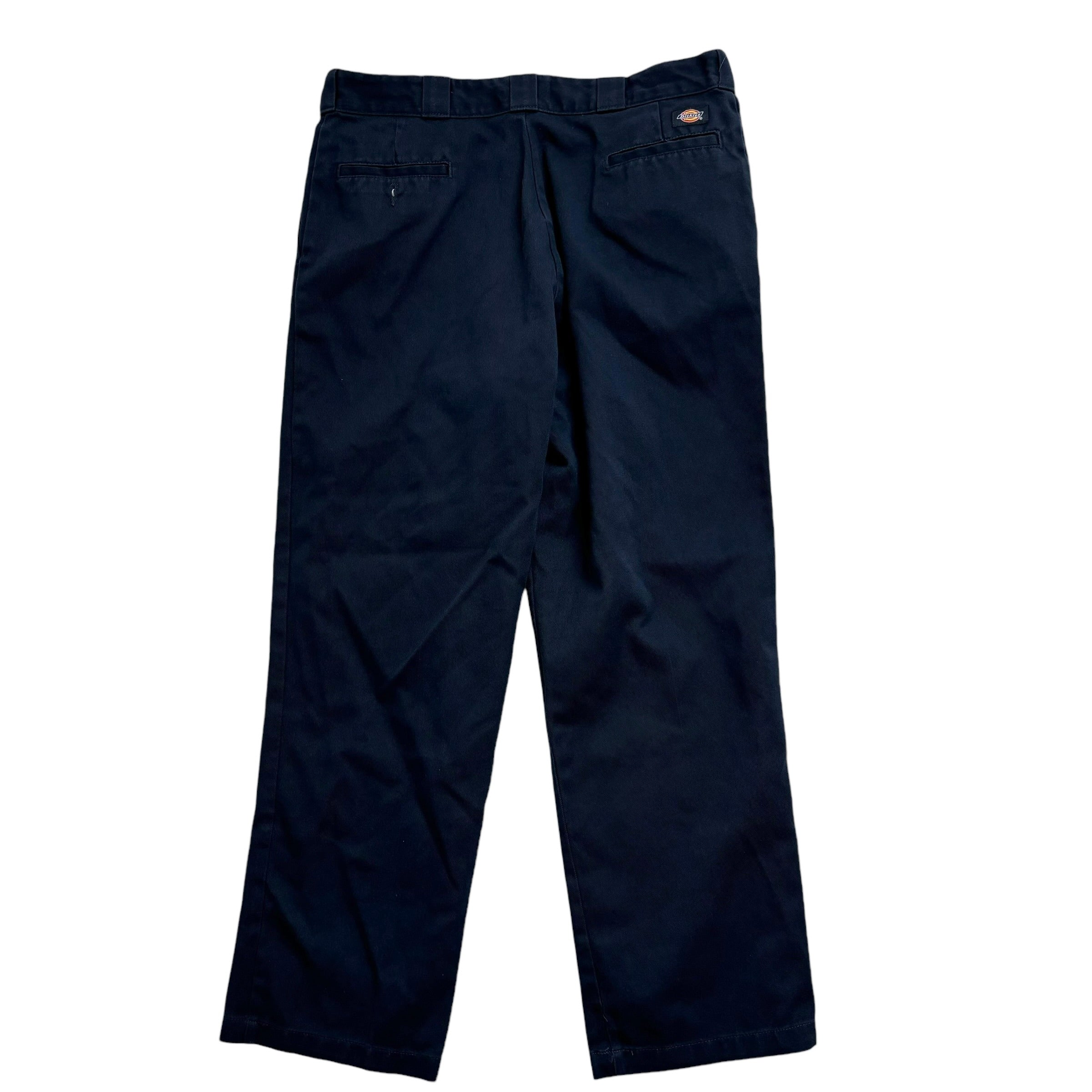 Dickies 874 Trousers W36 L31 Mens Navy Blue Pants Original Straight Fit Workwear