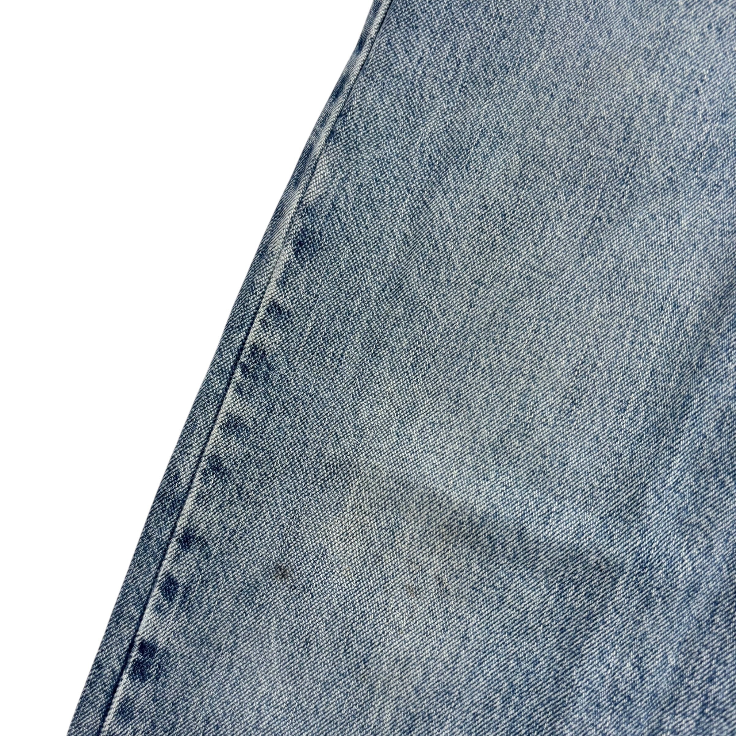 Levis 505 Jeans W36 L32 Mens Light Blue Regular Straight Fit Vintage Denim