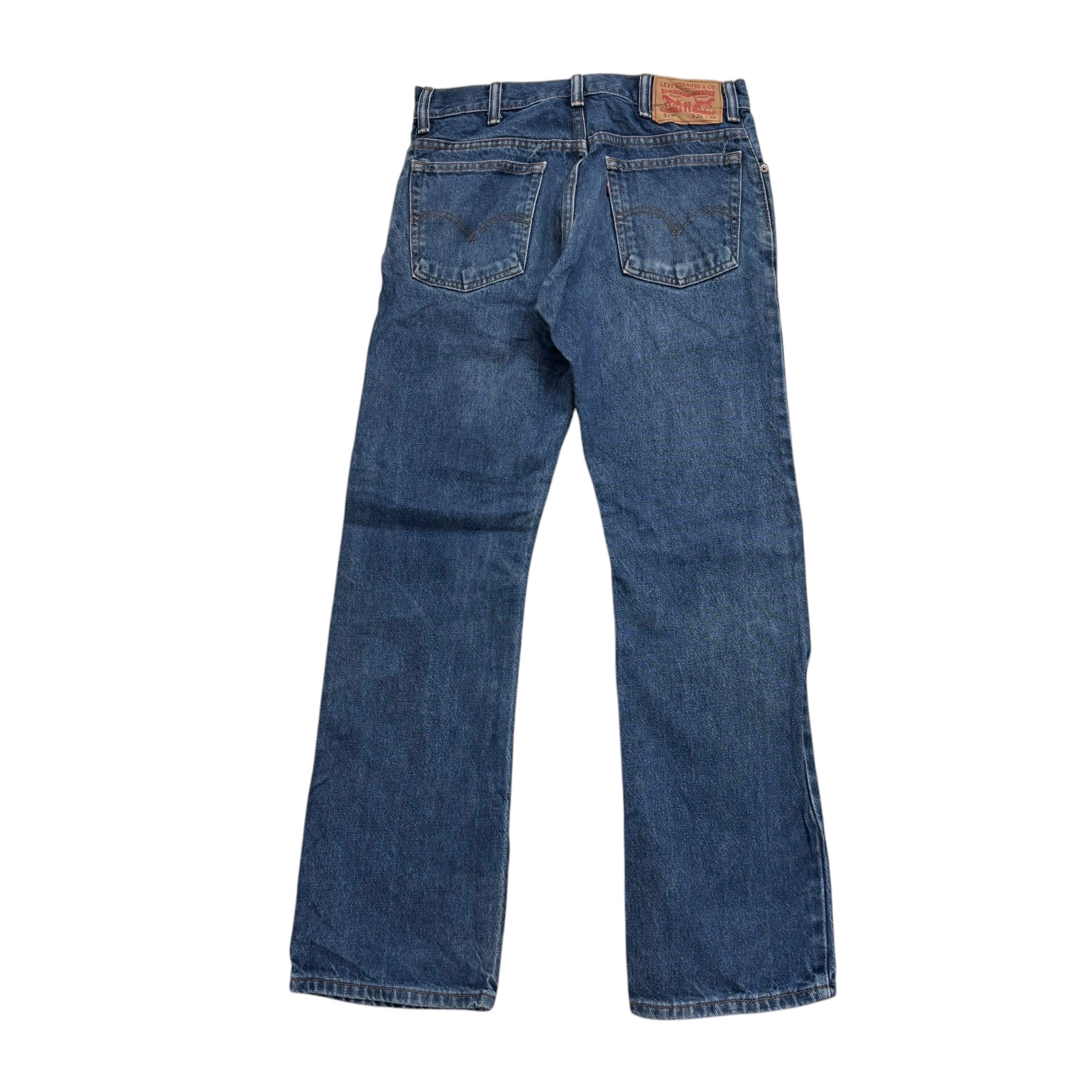 Levis 517 Jeans W30 L30 Mens Mid Blue Regular Bootcut Fit Vintage Denim
