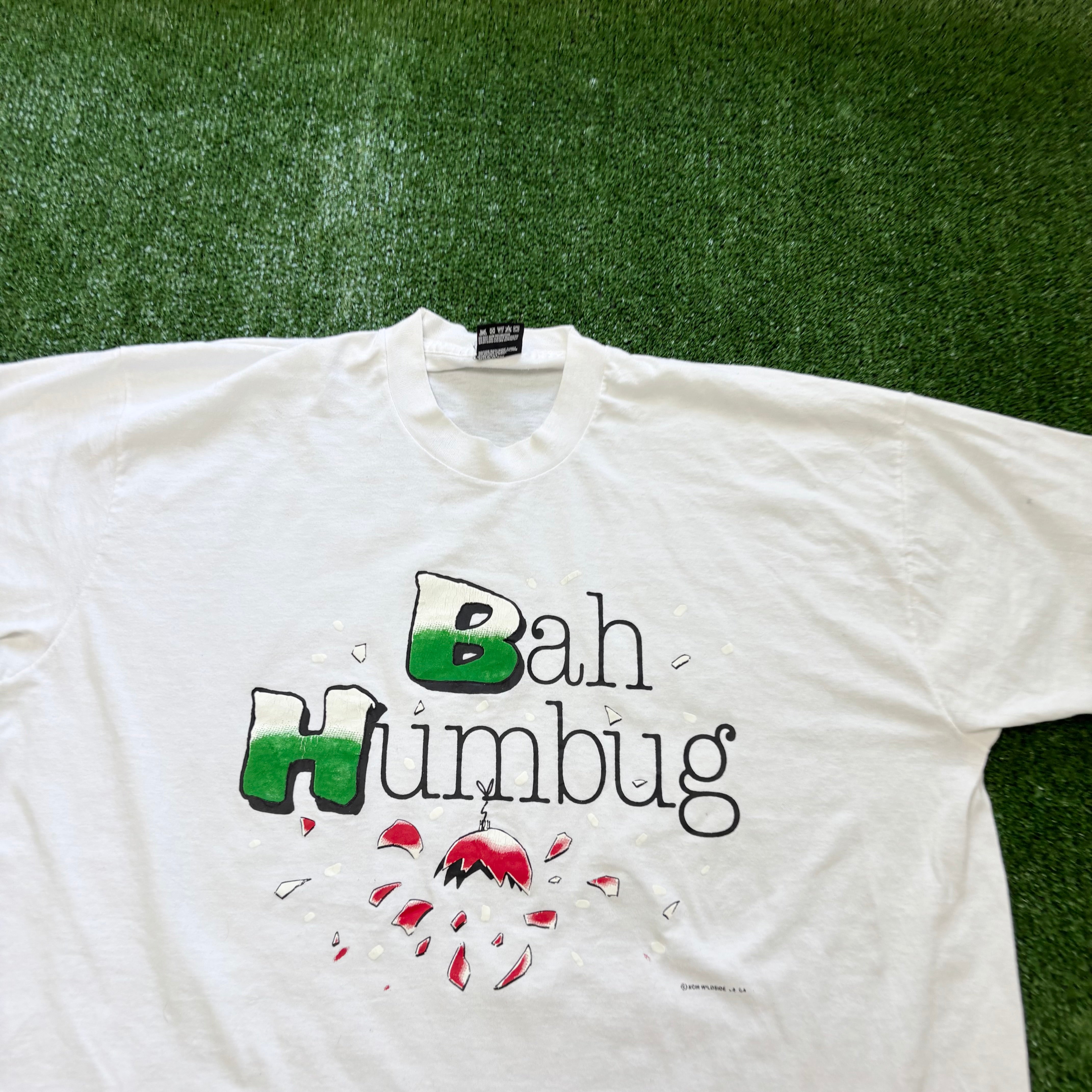 Vintage T Shirt Mens XXL White Single Stitch Graphic Print 90s(E)