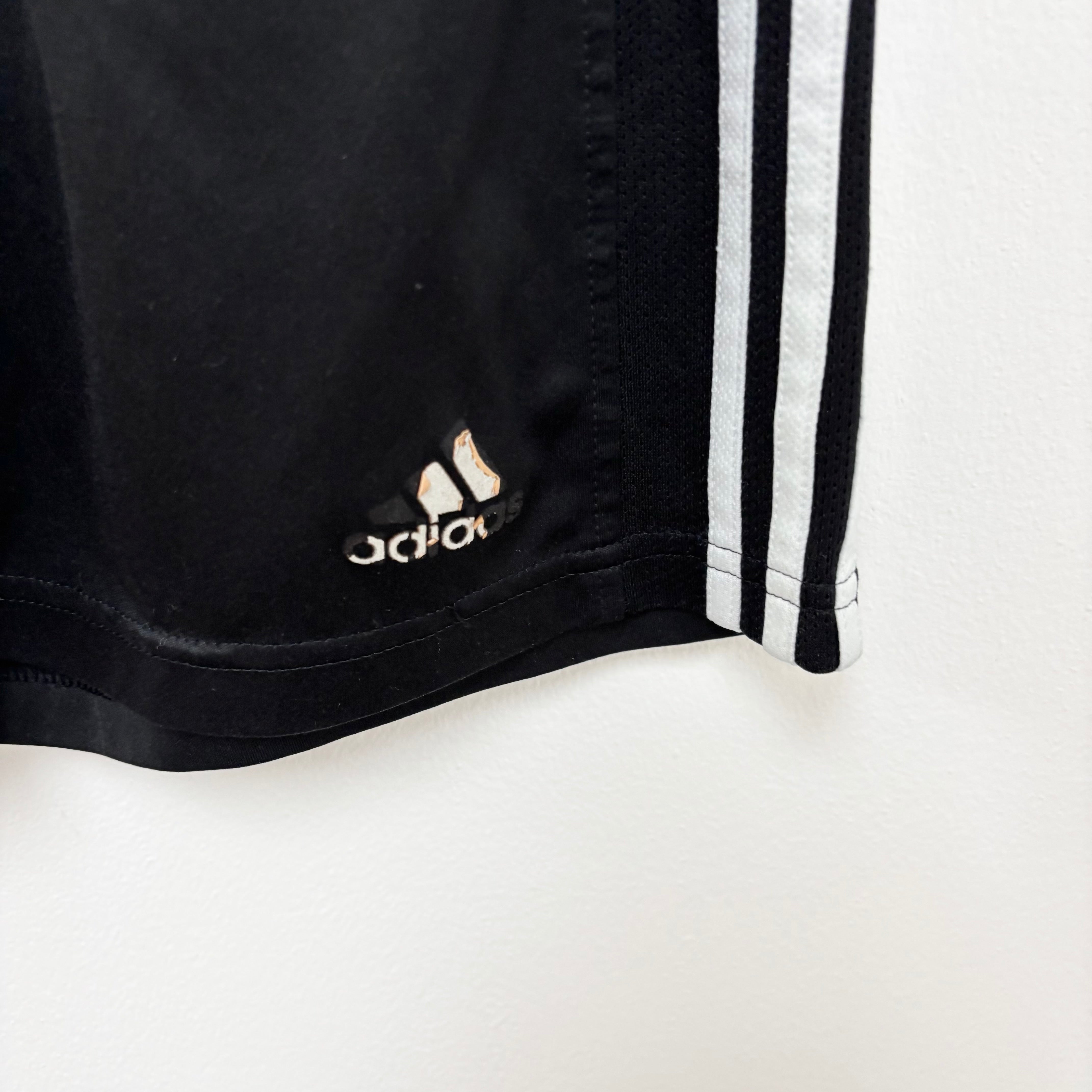 Adidas Shorts Mens Medium Black Sports Running Gym Athletic Pockets