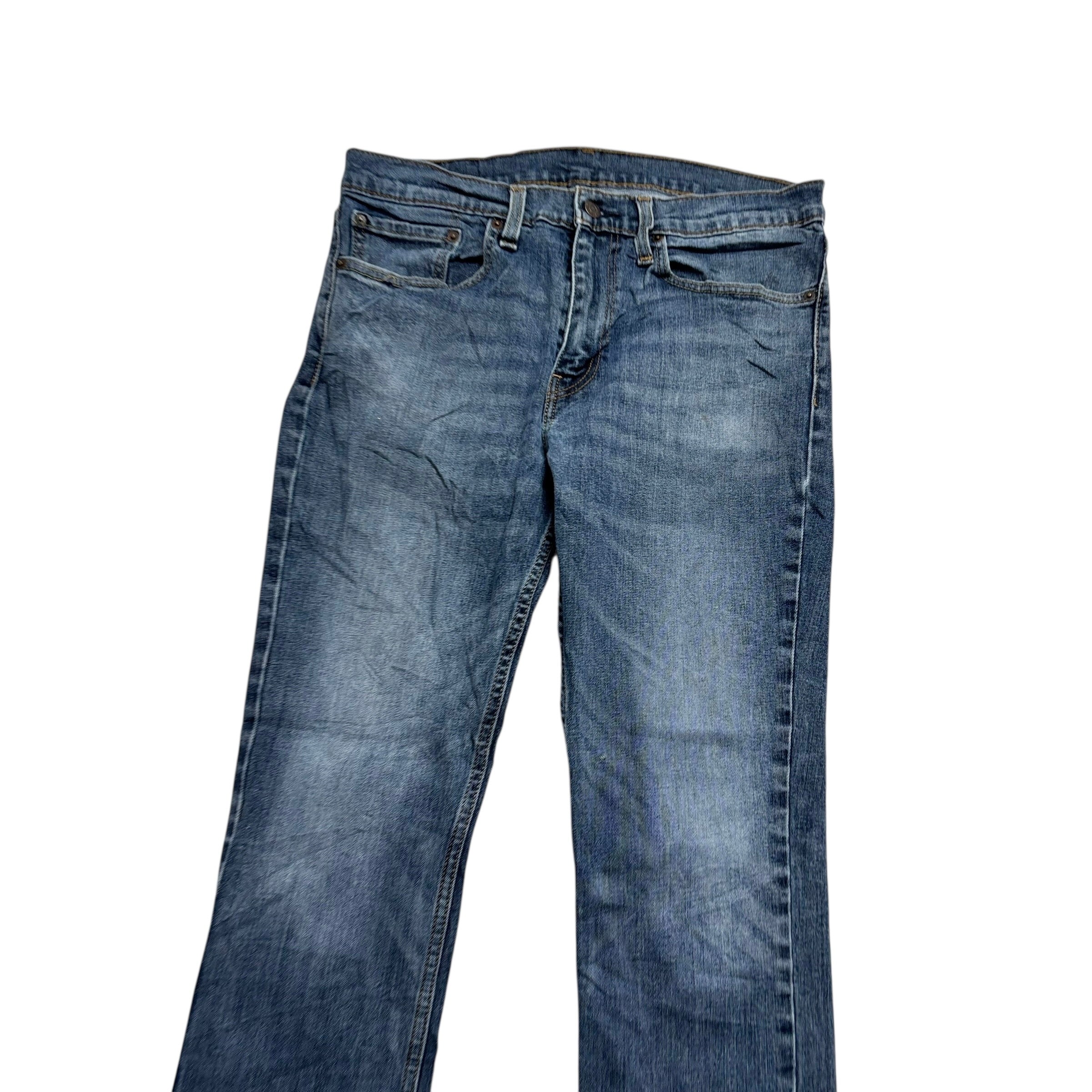 Levis 511 Jeans W34 L30 Mens Mid Blue Slim Fit Stretch Denim